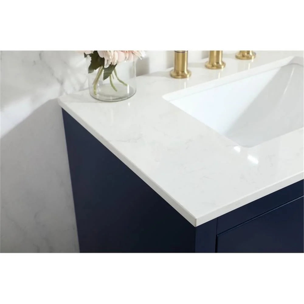 Elegant Kitchen and Bath 30 Inch Single Bathroom Vanity In Grey