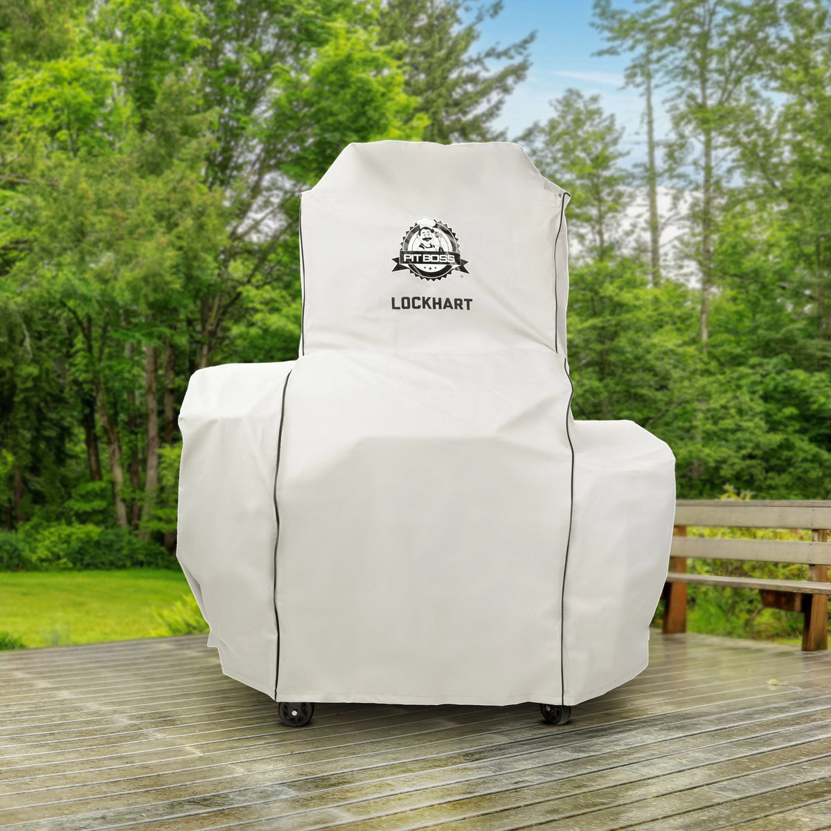 Pit Boss Platinum Lockhart Grill Cover, Platinum Grill Cover