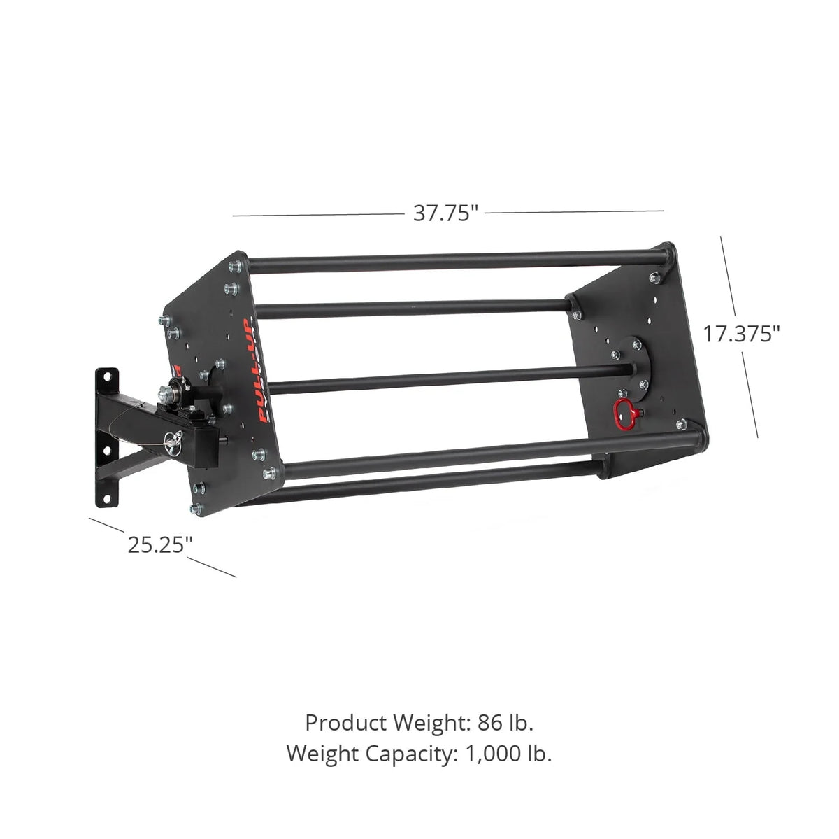 Titan Fitness T-3 and X-3 Series Rack-Mounted Revolving Pull-Up System 1.25�?Pull-Up Bars