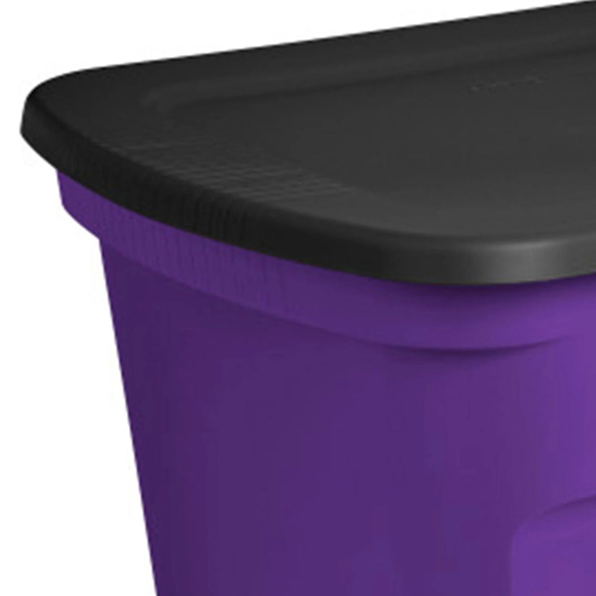Sterilite 18 Gallon Orange Plastic Storage Container Bin Tote with Lid (8 Pack)