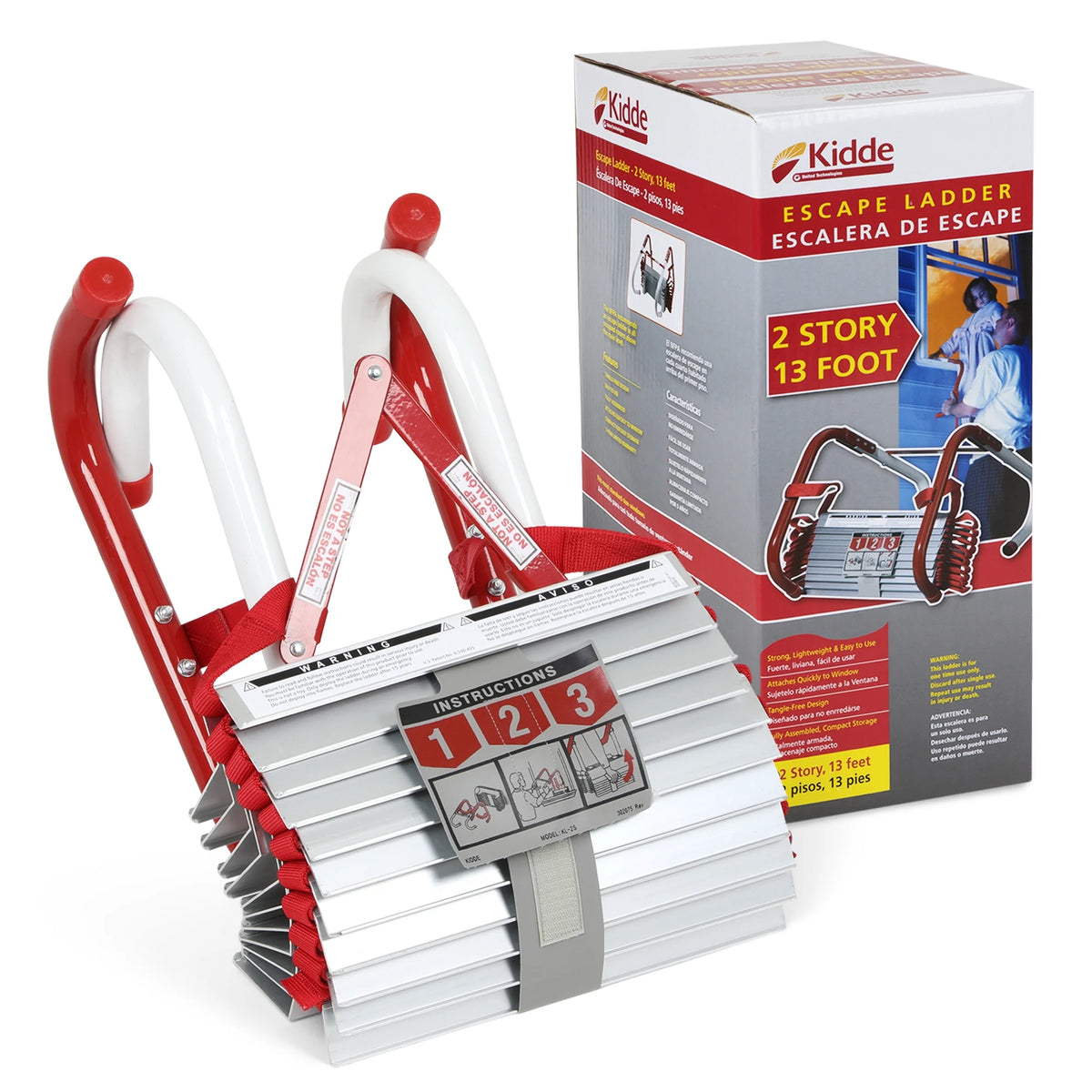 Kidde Best Sellers Bundle: CO Alarm and Fire Ladder