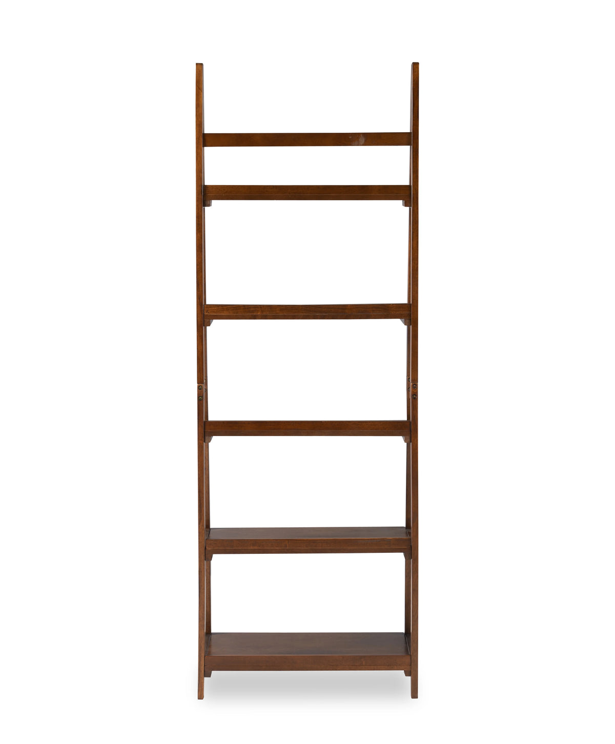 Linon Charlotte Bookcase, Brown, 5 Shelves, 72 inches Tall