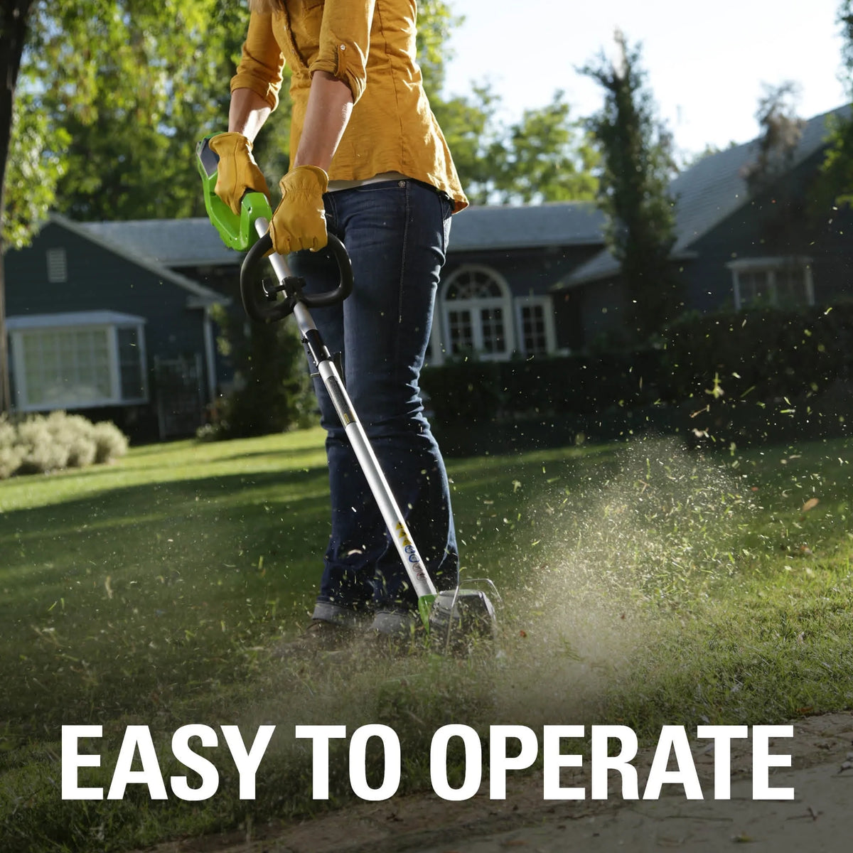 Greenworks 40V String Trimmer/Leaf Blower Combo W/ 2.0 Ah Battery, 1301202
