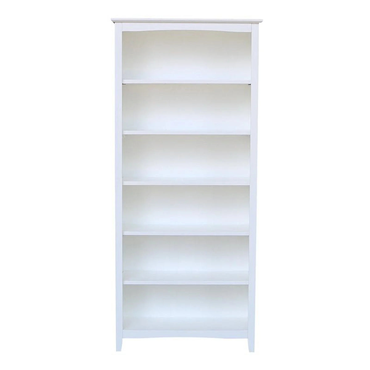 International Concepts Solid Wood Shaker Bookcase, 72 in H