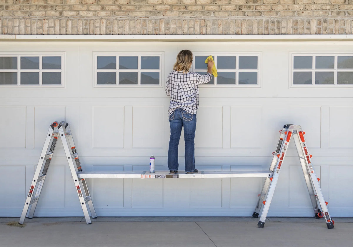 Little Giant LT M17 Aluminum Multi-Use Ladder with Wheels, Type 1A - 300 lbs. Rated