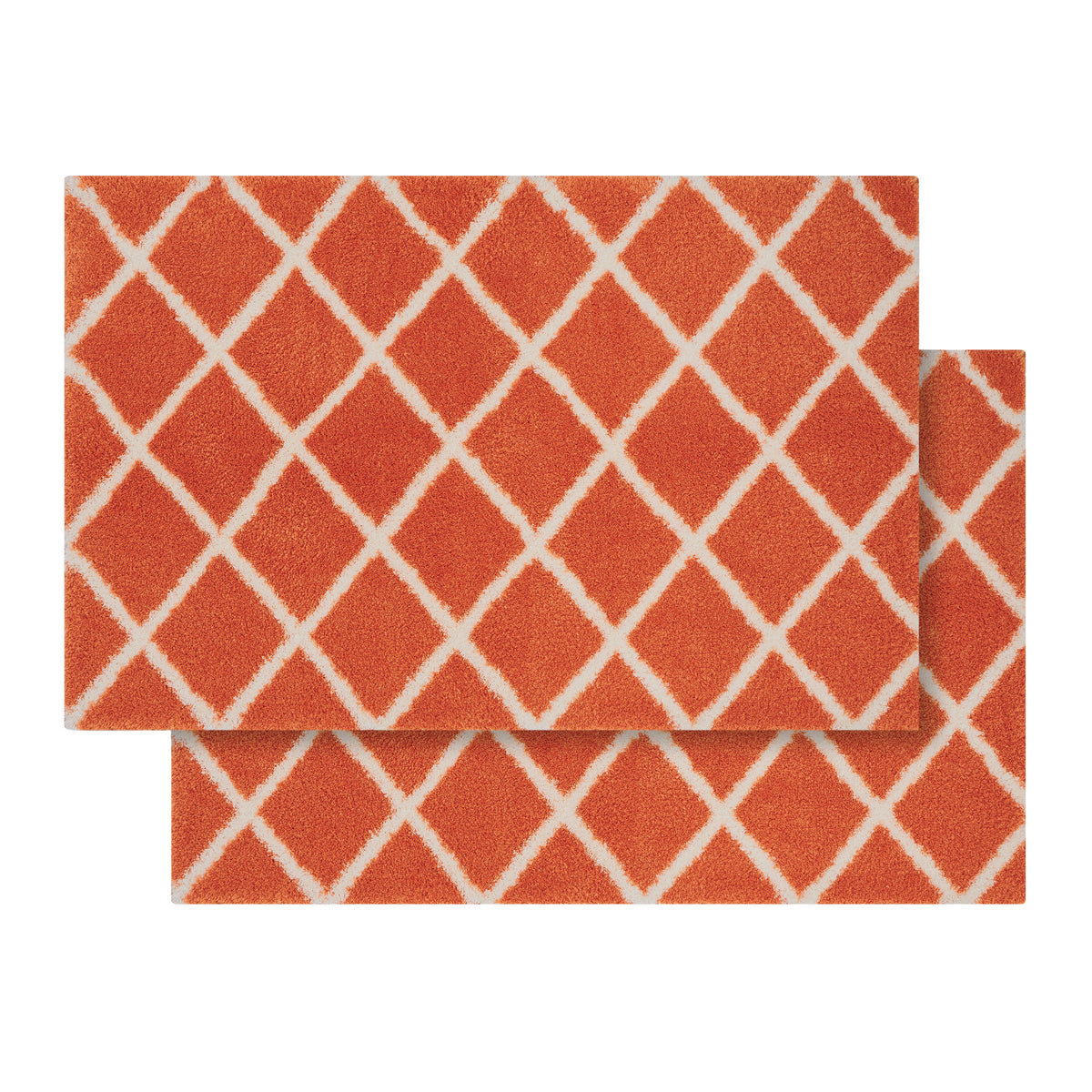 WelHome Printed Bath Rugs, 2-pack