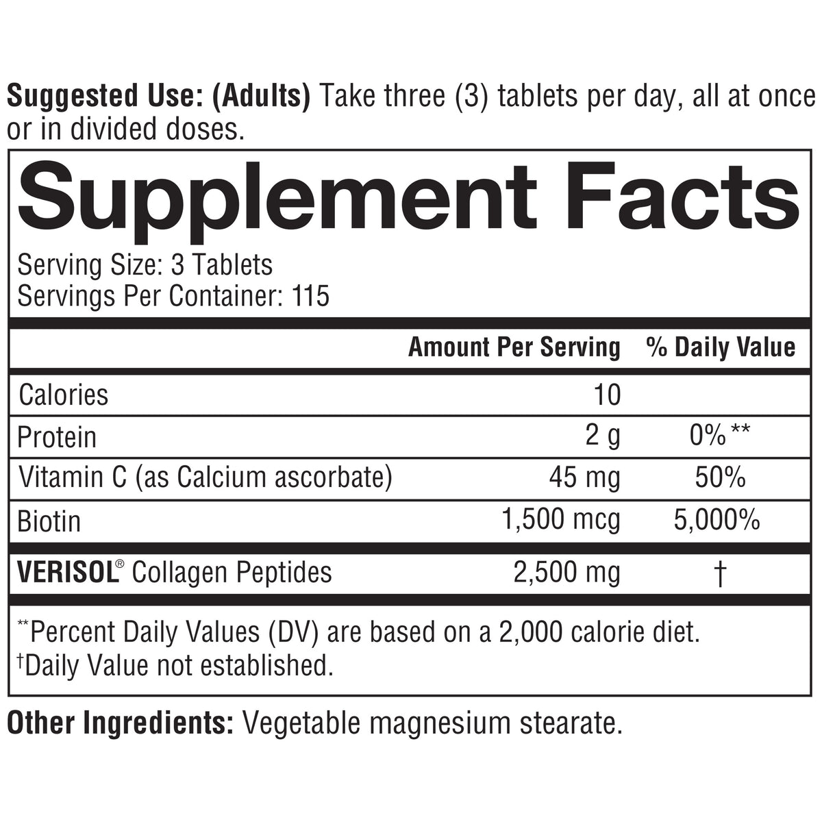 youtheory Concentrated Effect Verisol Collagen, 345 Count