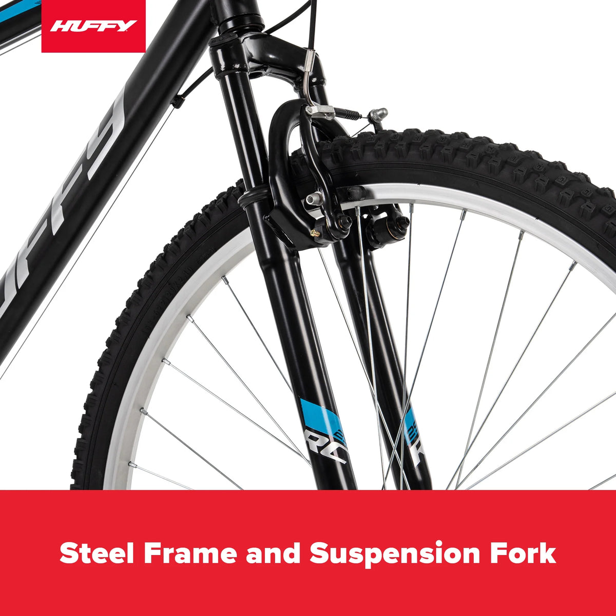 Huffy 29" Rock Creek Mountain Bike, Fits Riders 5'0"+, Matte Black, Adult, Men's