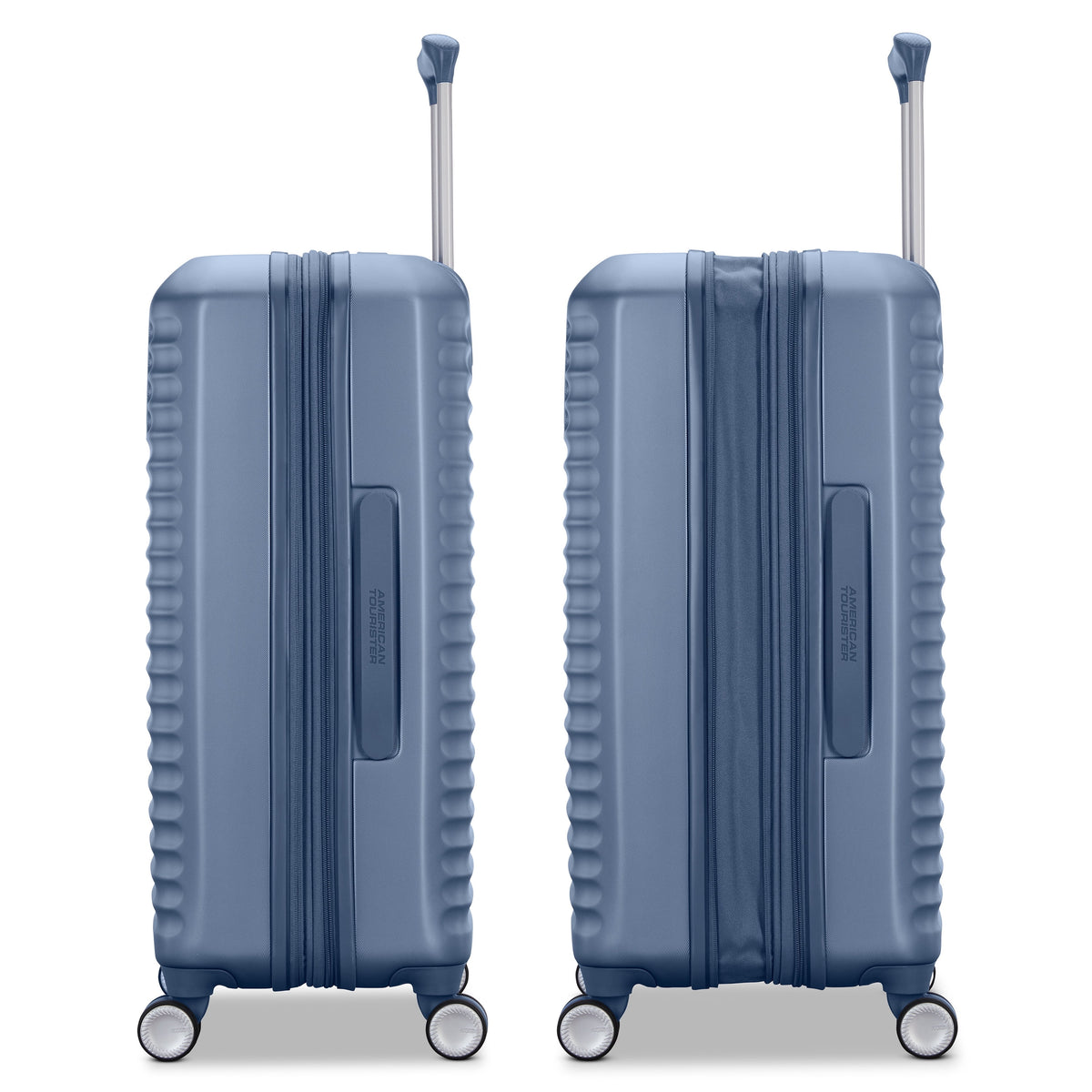 American Tourister Stratum 3.0 Medium Hardside Suitcase with Spinner Wheels - Elemental Blue