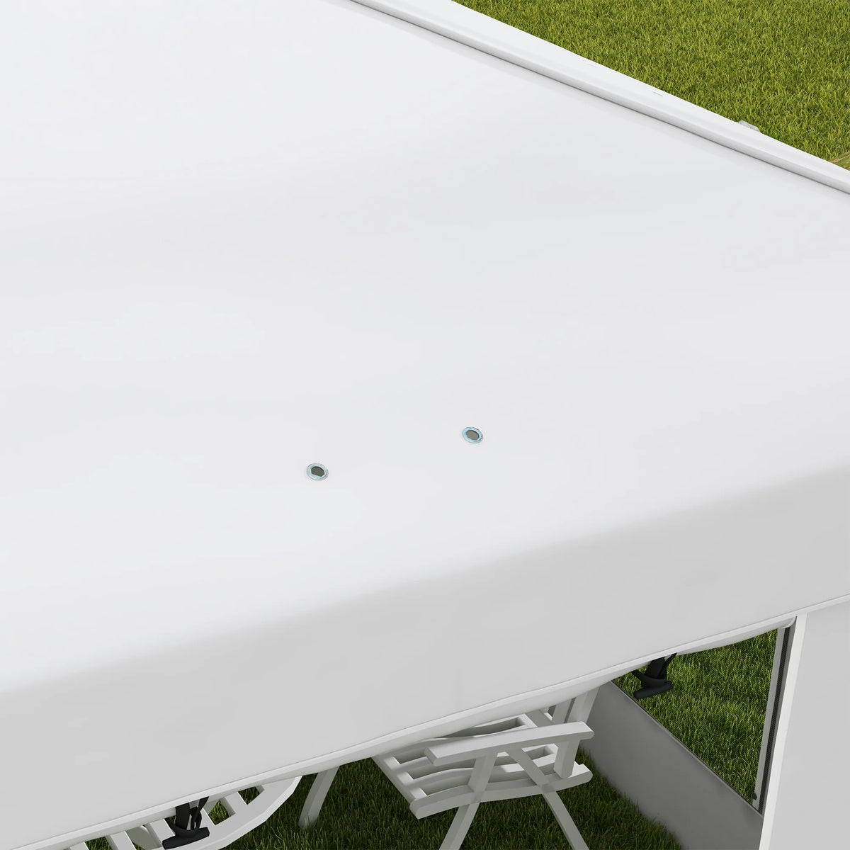 Outsunny 116.25 x 116.25 in Black Pop up Outdoor Canopies, Adjustable Height