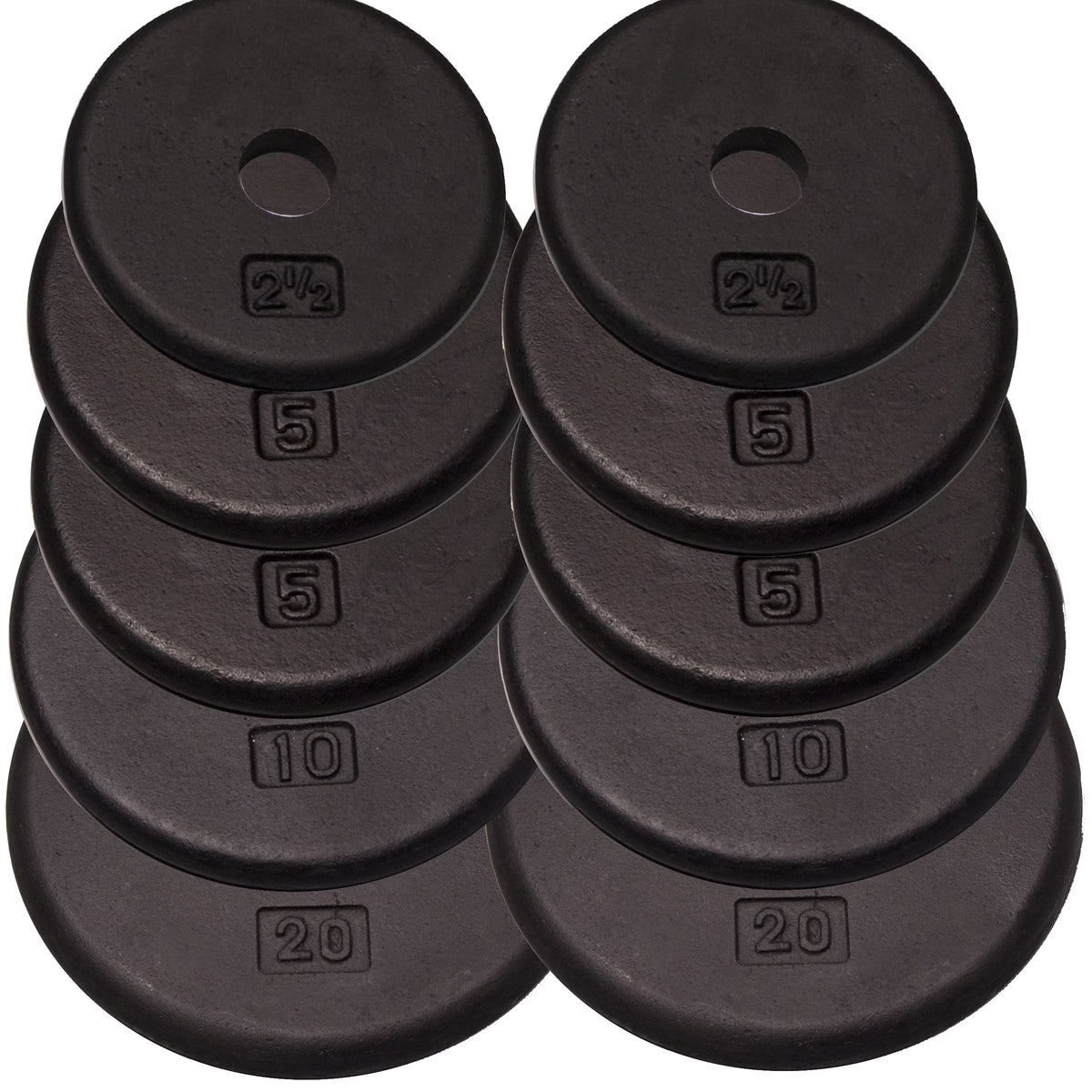 Body Solid RPBS60 Standard Weight Plate Set - 60 lbs