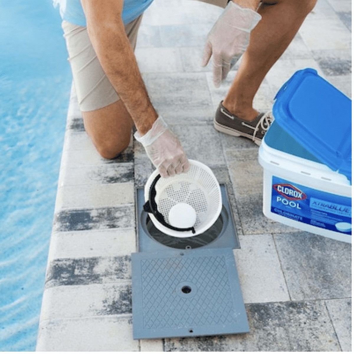 Clorox Pool&Spa XtraBlue 3" Long Lasting Chlorinating Tablets 25 lb