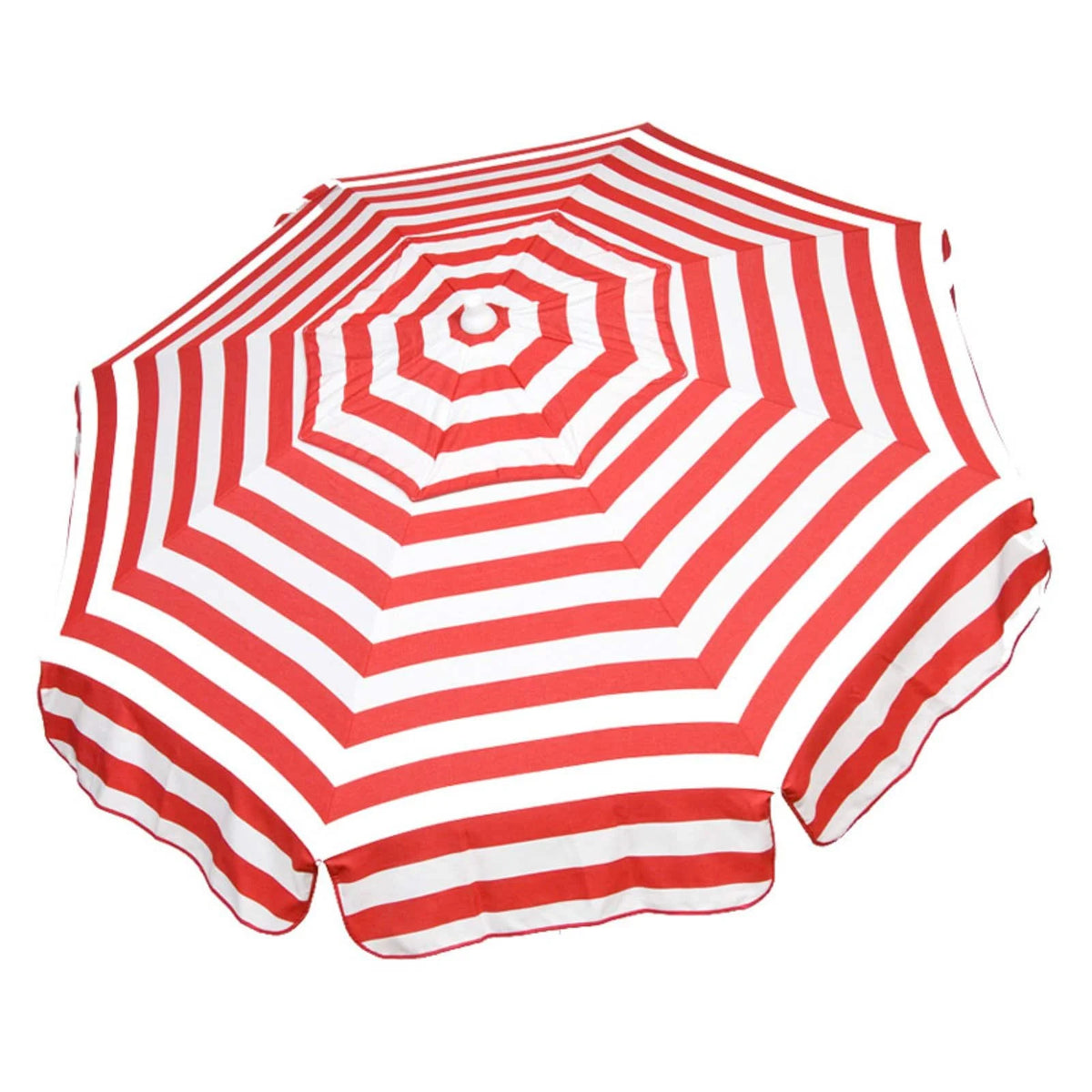 DestinationGear 6 ft. Aluminum Italian Stripe Patio Umbrella