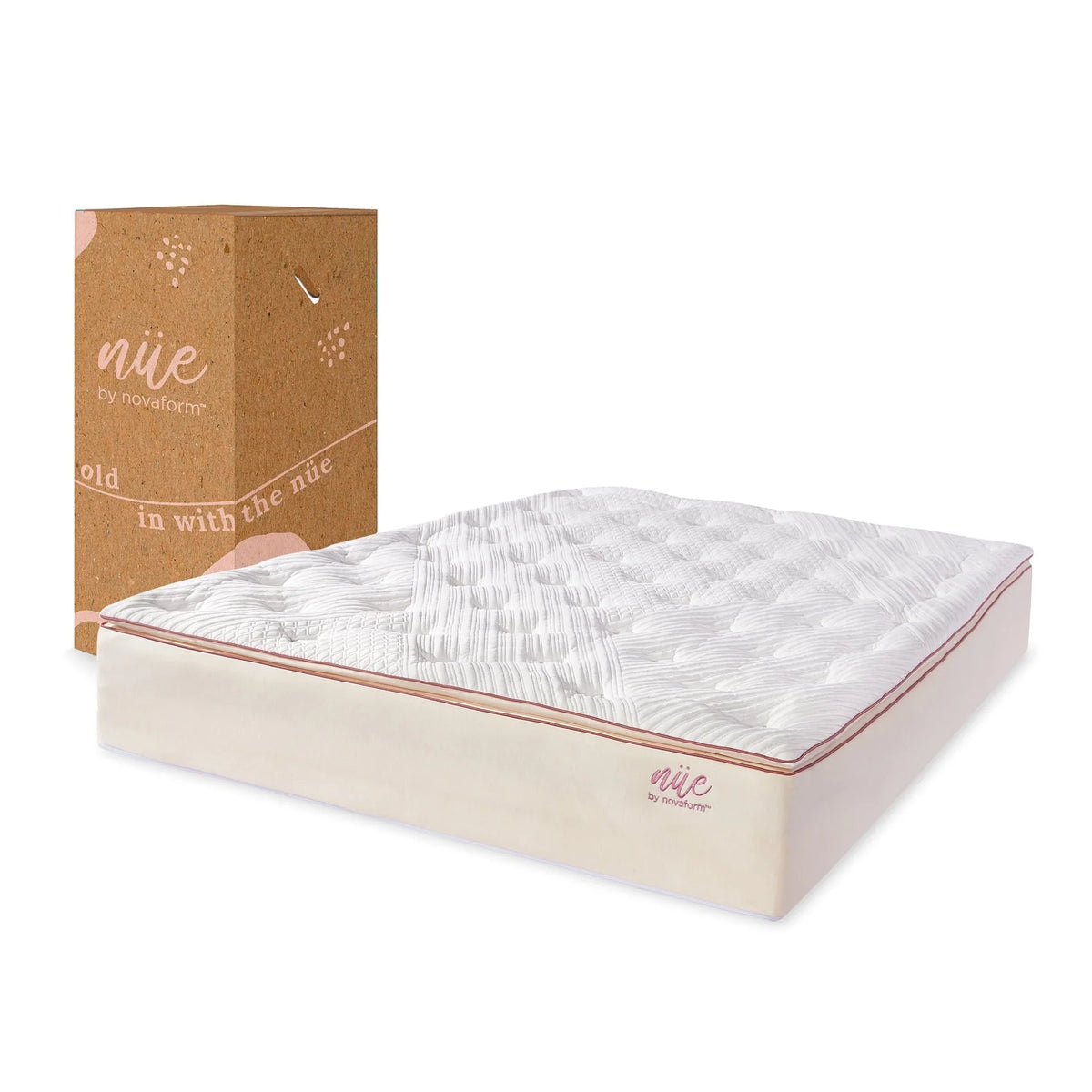 by Novaform Plush Pillowtop 12" Gel Memory Foam Mattress, Twin