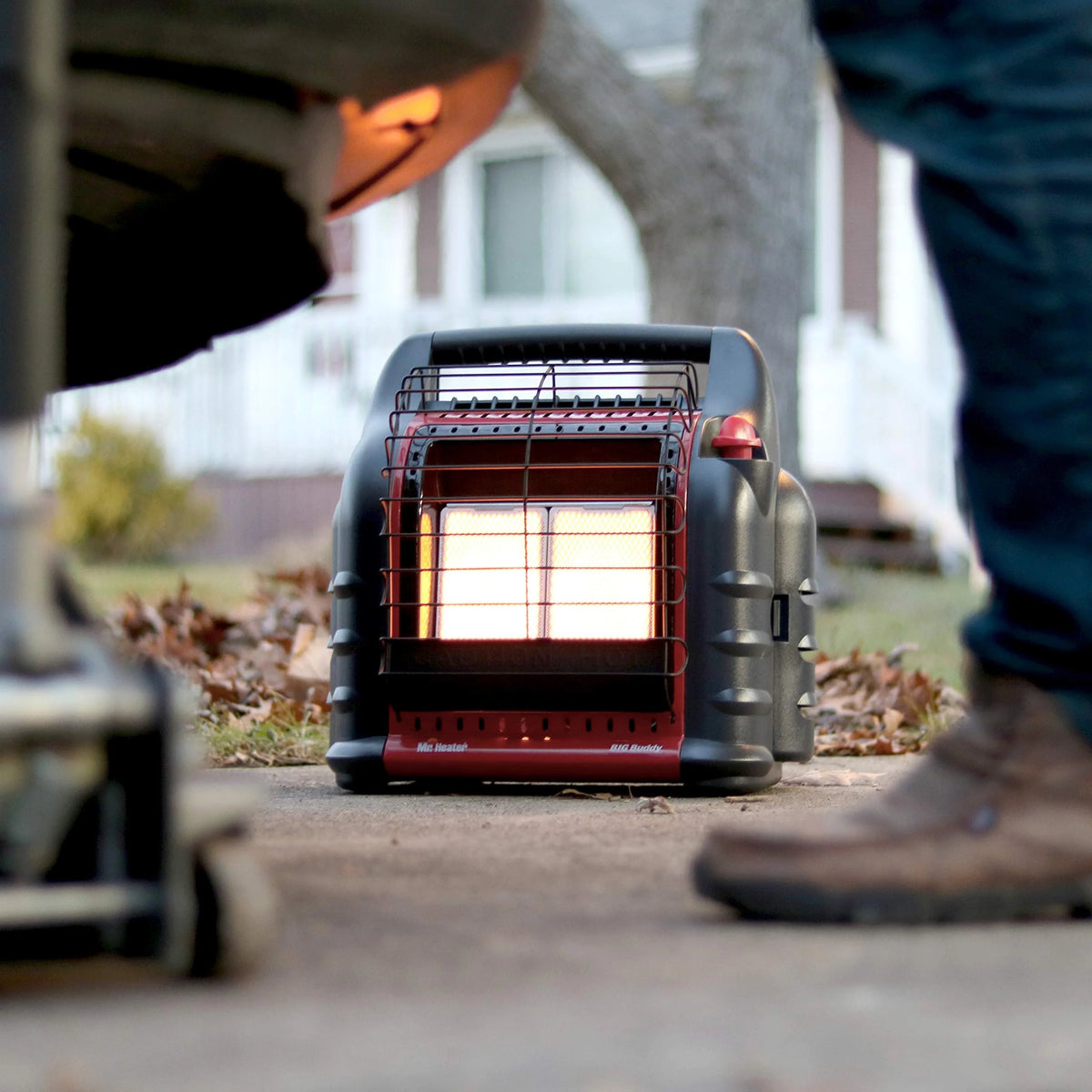 Mr. Heater MH18B Portable Propane Heater, Red