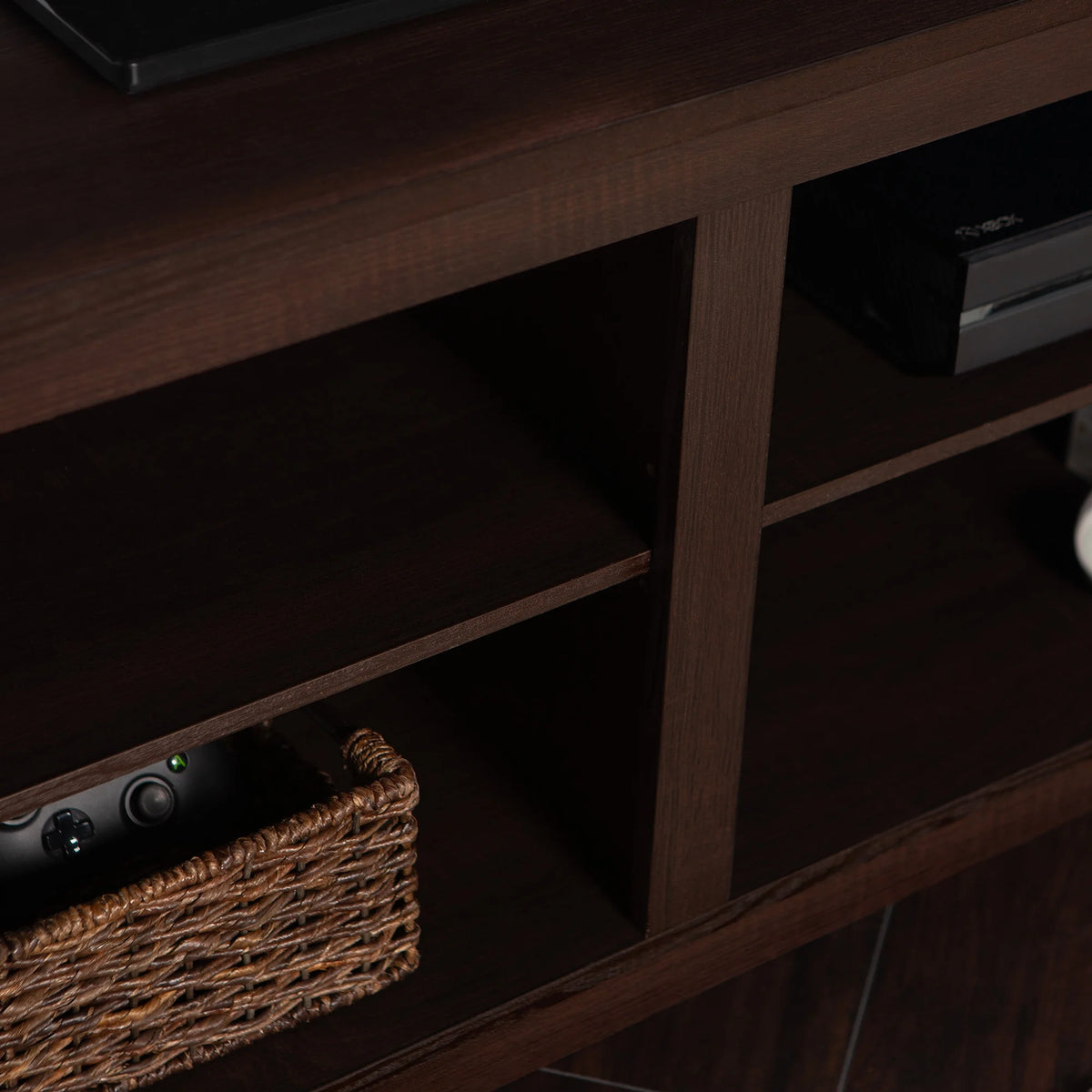 Walker Edison Corner TV Stand Console for TVs up to 64" - Black