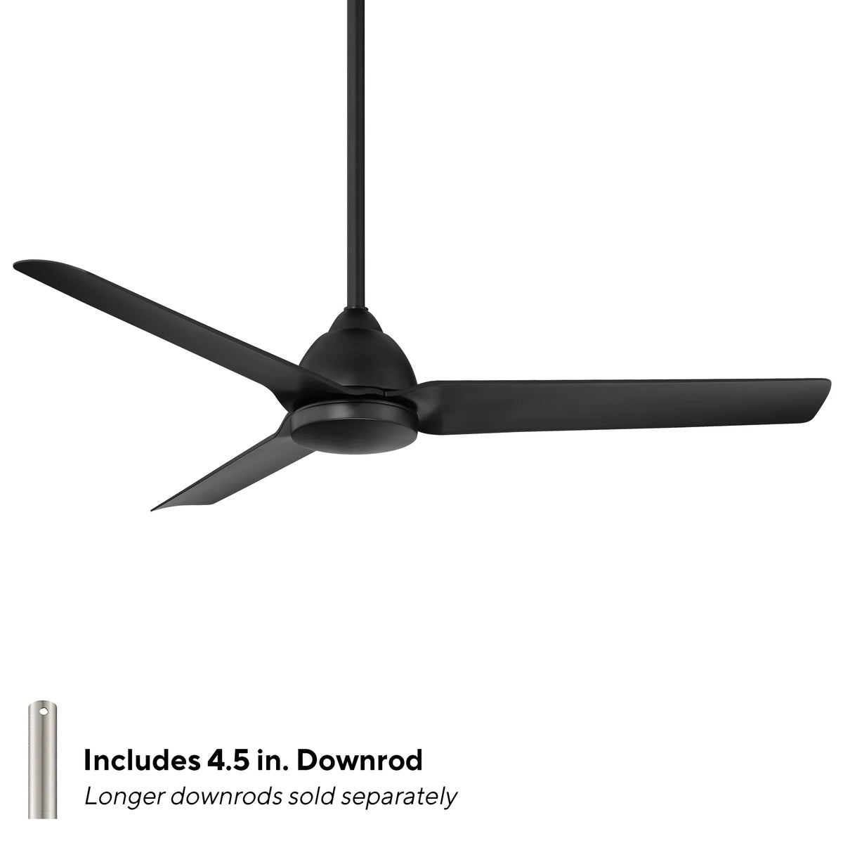 WAC Mocha 54" Brushed Aluminum Smart Ceiling Fan with Remote Control