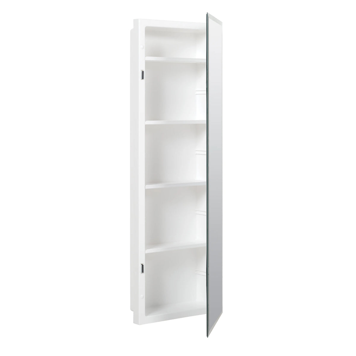 American Pride Beveled Mirror Medicine Cabinet, 12 x 36 in., Frameless