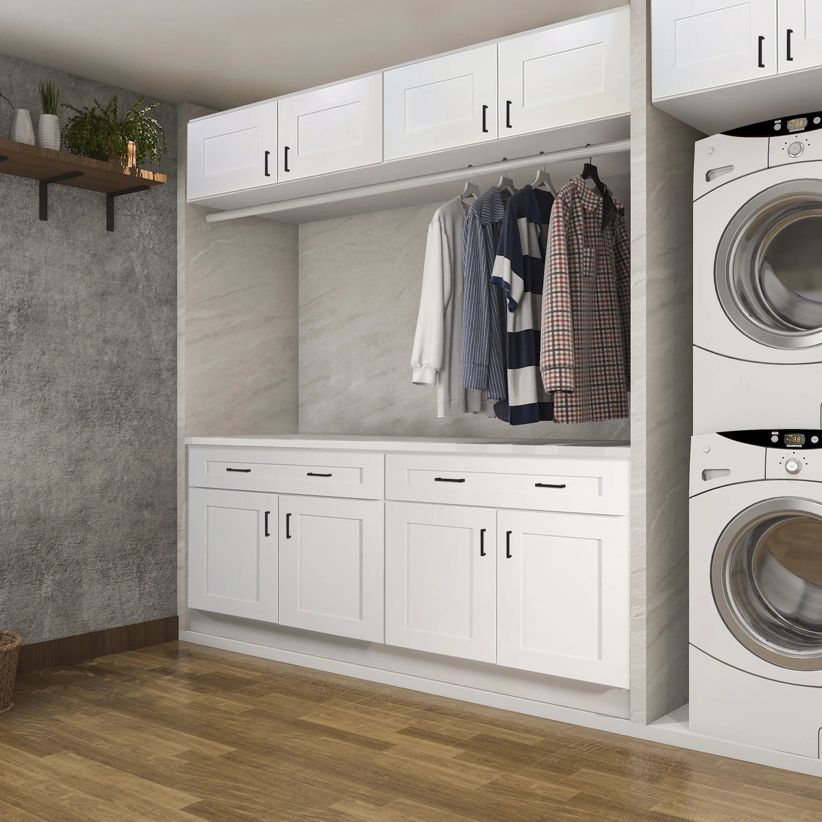 Design House 613570 Brookings Corner Wall Kitchen Cabinet 24x30x12, White