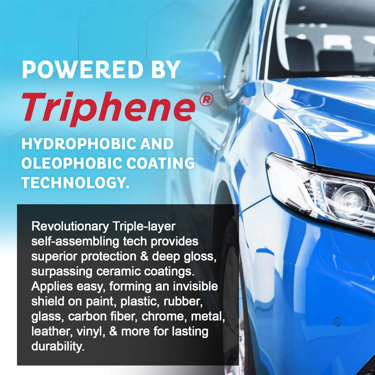 MAXLONE? 20oz Car Spray with Triphene?, Quick Spray & Wipe All Purpose Waterless Detailer, Better Than Any Car Detailing Kit - Clean, Shine, Protect Paint, Glass, Wheels, and Trim Without Pre-Washing