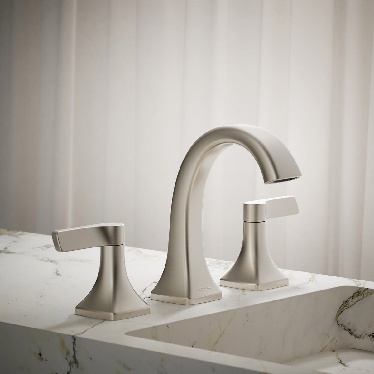 Kohler Riverly Widespread Bathroom Sink Faucet