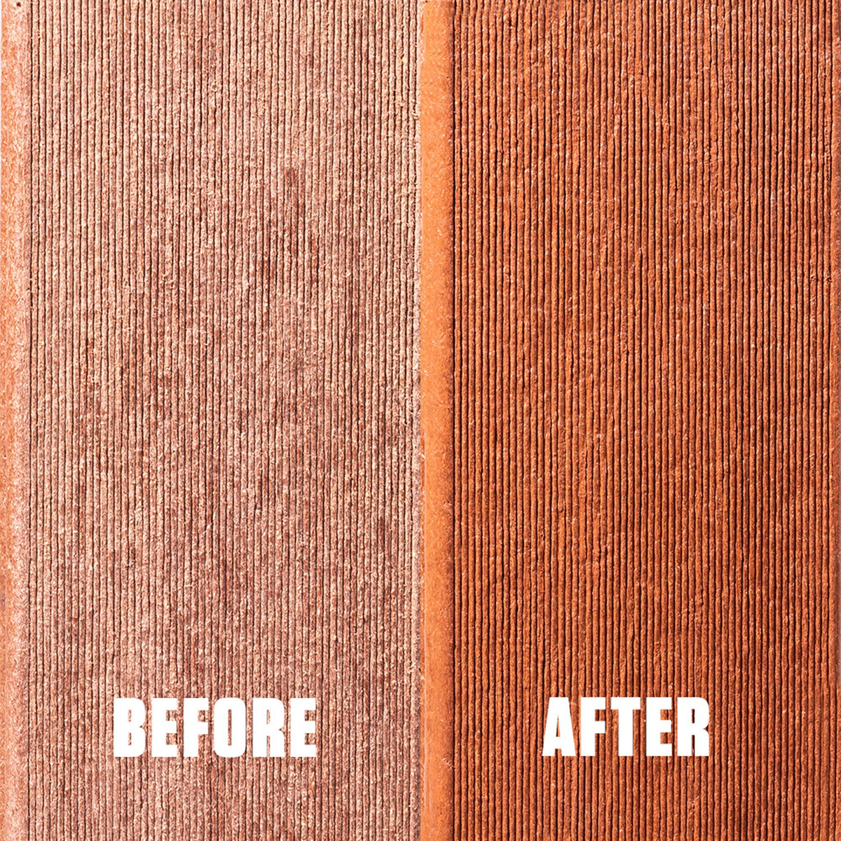 2 Pack, Redwood Tone, Rust-Oleum RockSolid Satin Composite Deck Refresh Exterior Stain and Sealer, 1 Gal