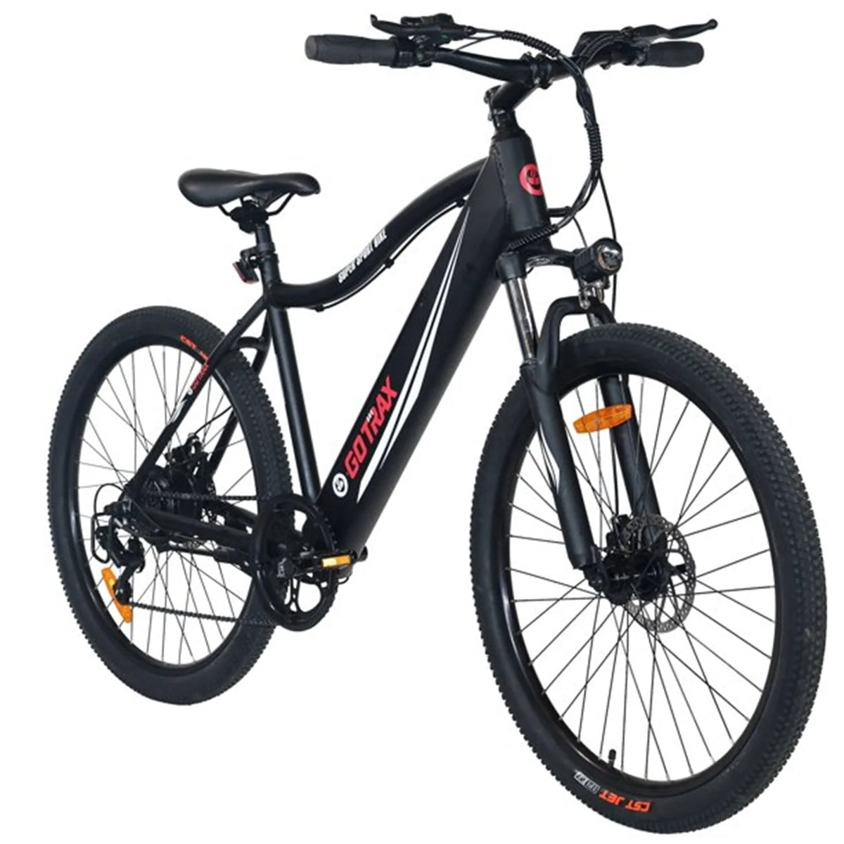 GOTRAX 26" Adult Electric Bike, 350W Motor up 20mph, Professional Electric Mountain Bikes, Black