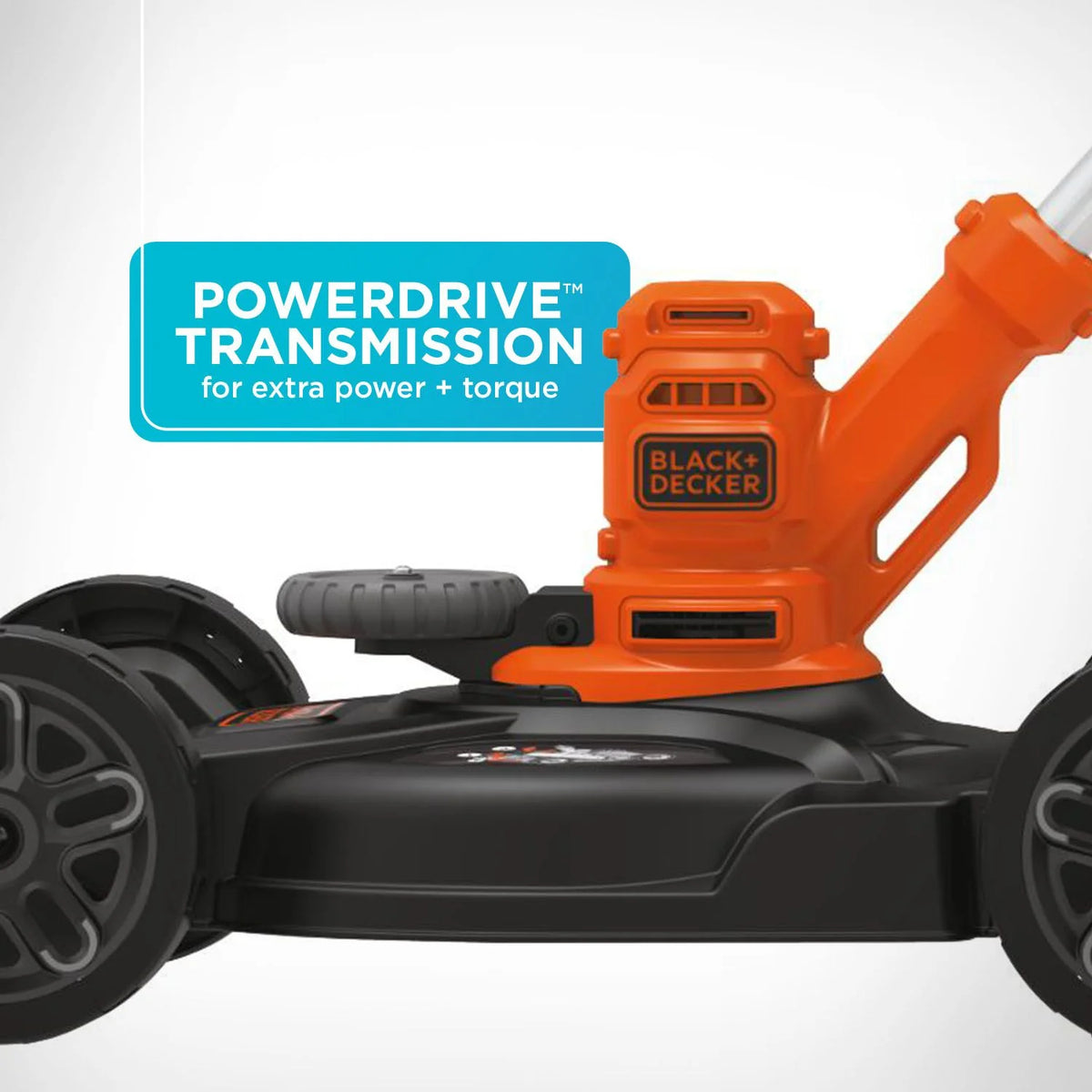 BLACK+DECKER  3-In-1 Electric Walk-Behind Mower, Trimmer, Edger, (BESTA512CM)