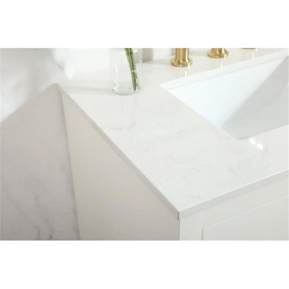 Elegant Kitchen and Bath 30 Inch Single Bathroom Vanity In Grey