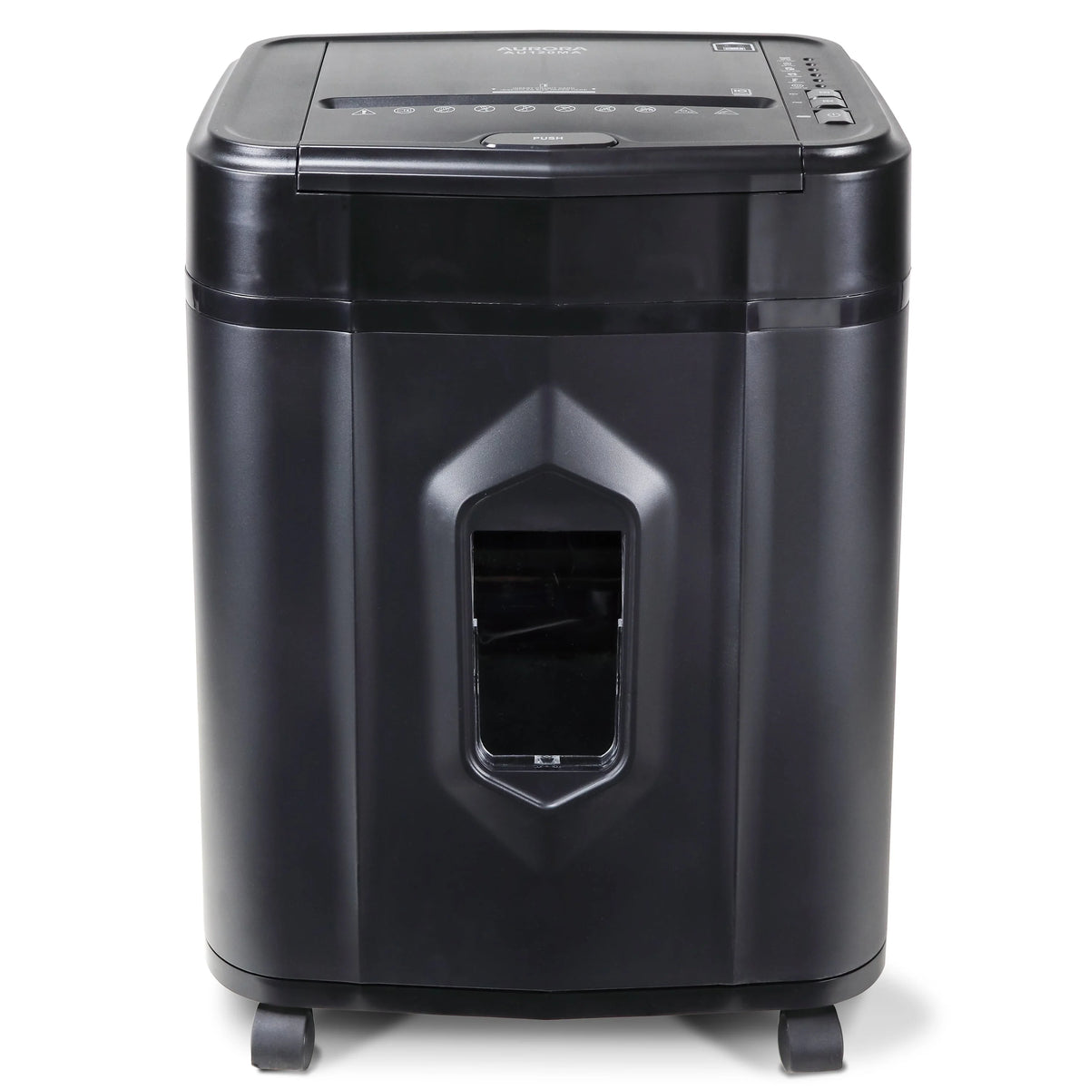 Aurora GB 120-Sheet Auto Feed Micro-Cut Paper Shredder with Pullout Basket