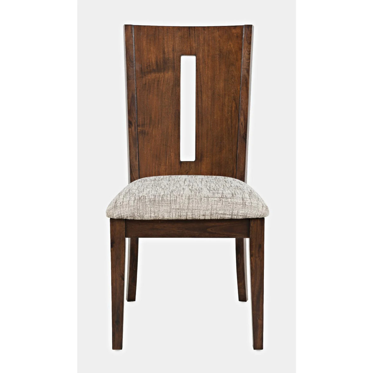 Jofran Urban Icon Contemporary 42" Round Five-Piece Dining Set with Upholstered Chairs