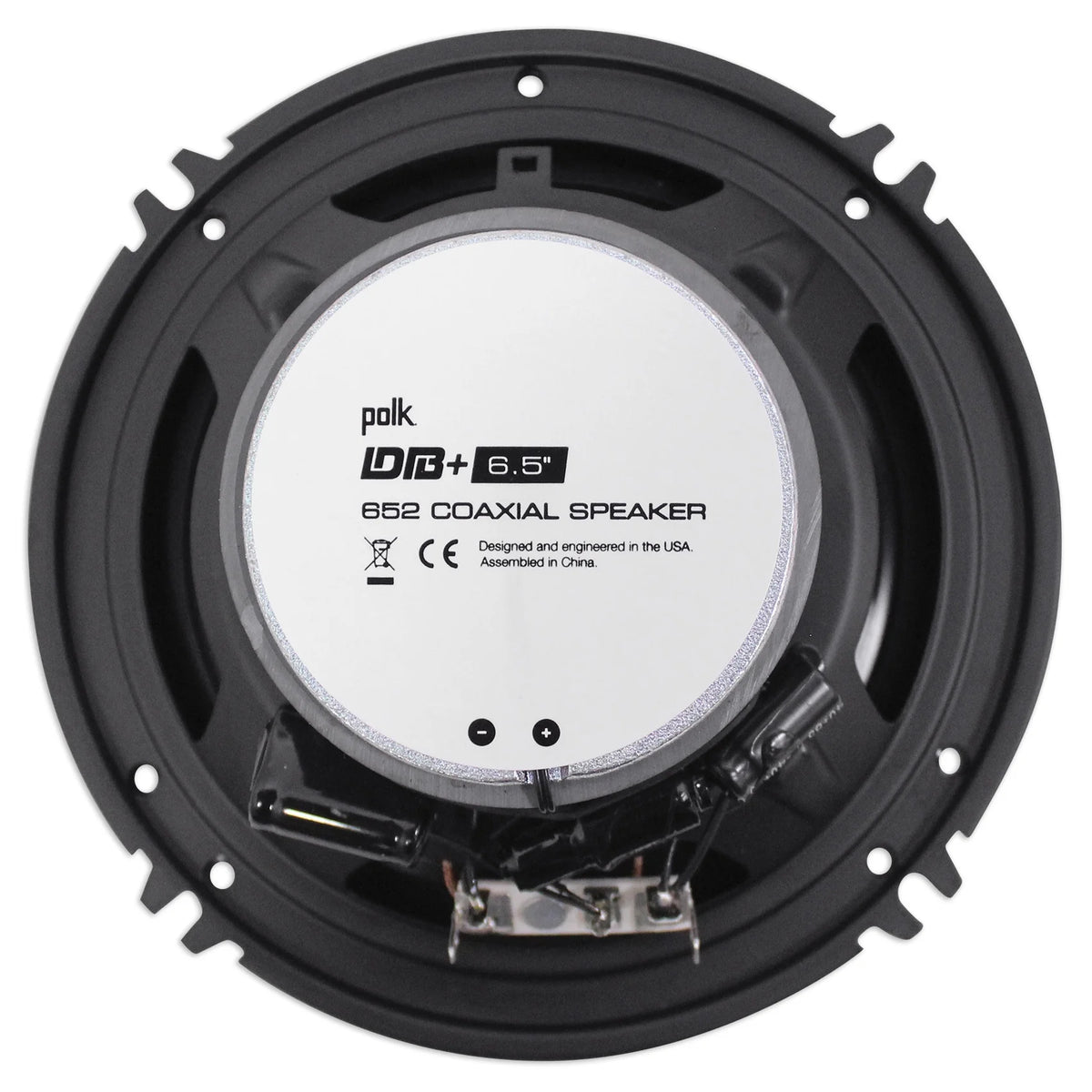 POLK AUDIO? DB 652 6.5" 200W DB+ SERIES 2 FULL-RANGE CAR/MARINE COAXIAL SPEAKERS