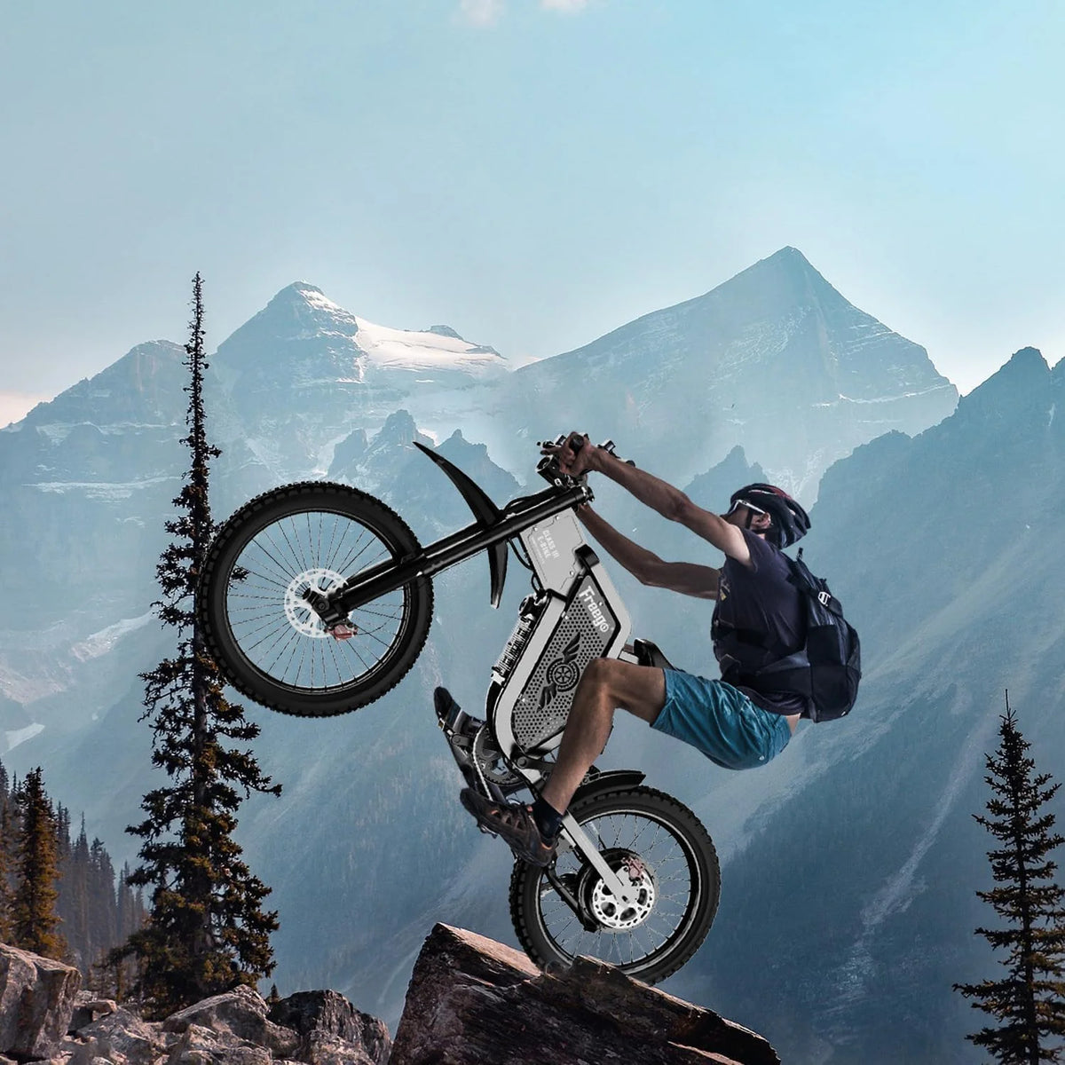 FREEGO X2 Pro Electric Dirt Bike 6000W(Peak) Motor 60V/30Ah Battery,50MPH/80Mile UL2849