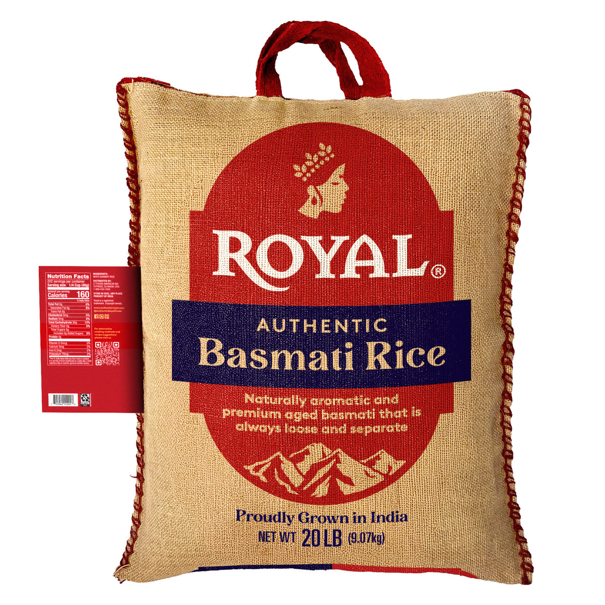 Royal, Basmati Rice, 20 lbs