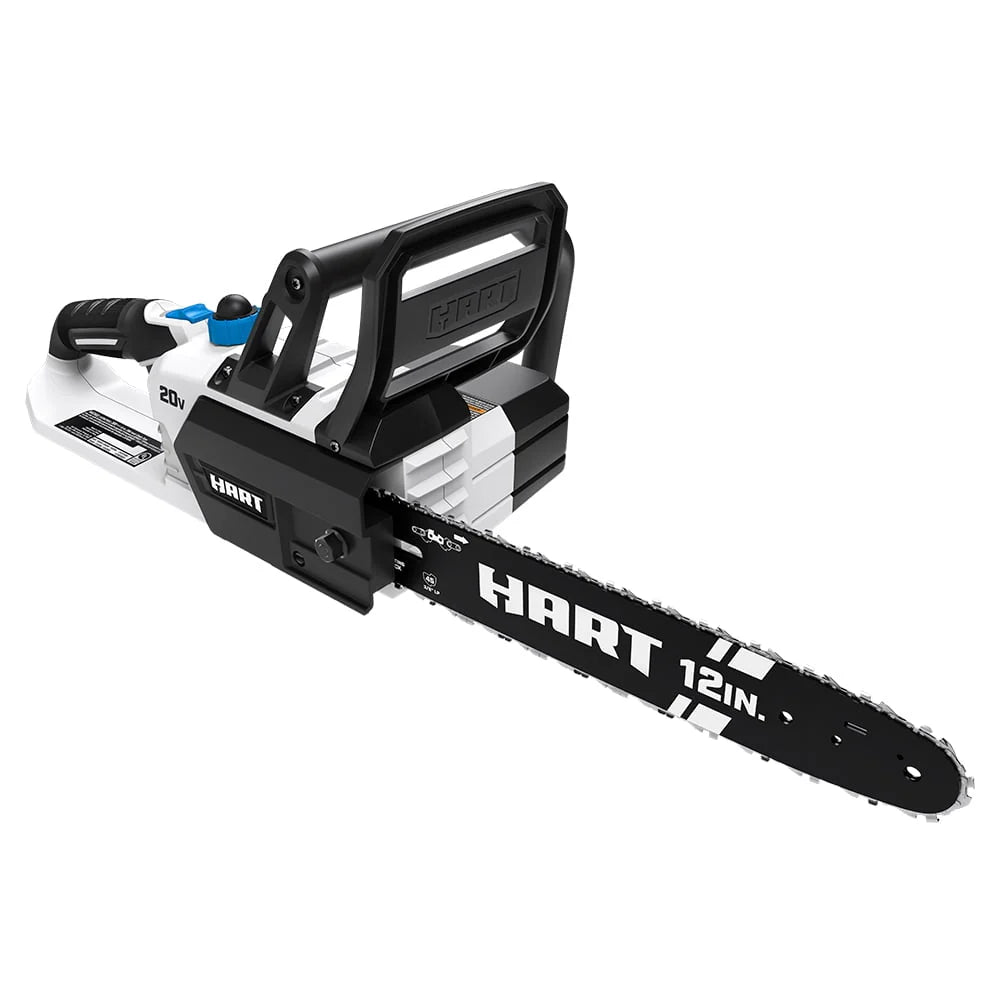 HART 20-Volt 12-Inch Cordless Chainsaw with HART 20-Volt Cordless 8-Inch Pole Saw (2 Tool)