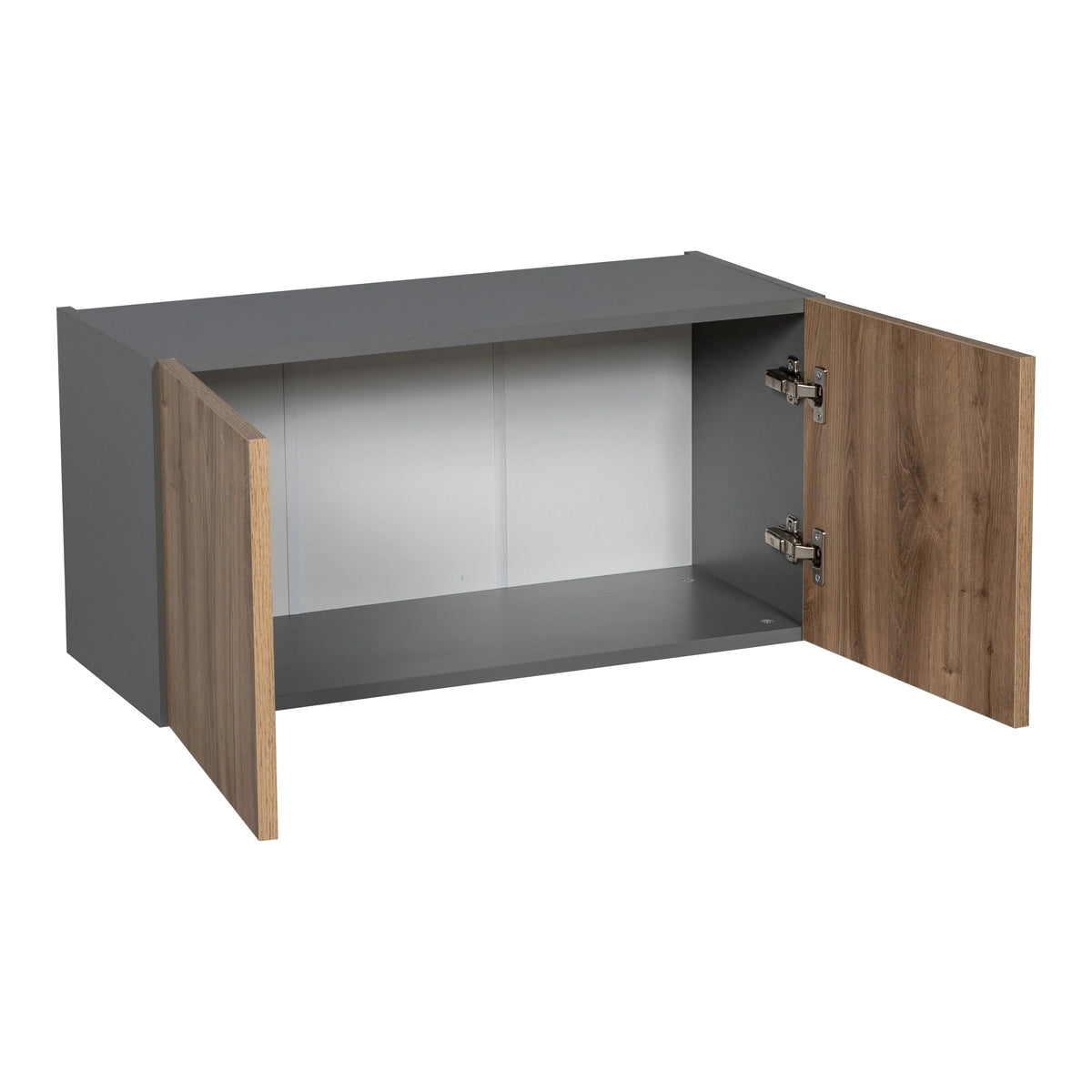 24" x 18" Wall Cabinet-Double Door-with Black Matte door