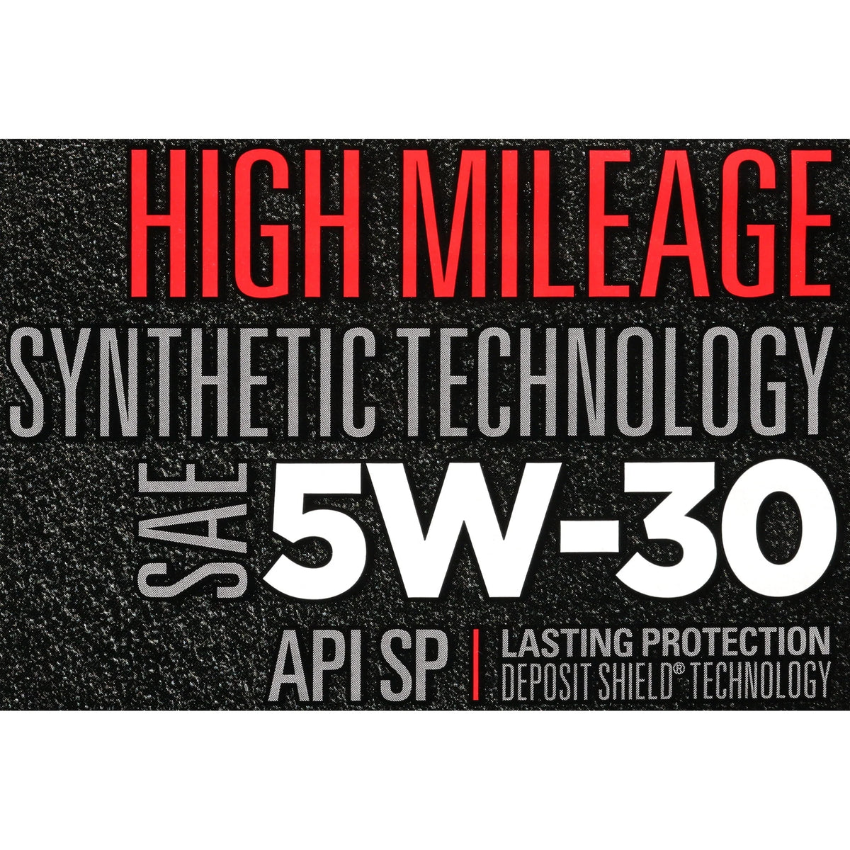 Chevron Havoline High Mileage Synthetic Technology Motor Oil 5W-30, 6 Quart Smart Change Box