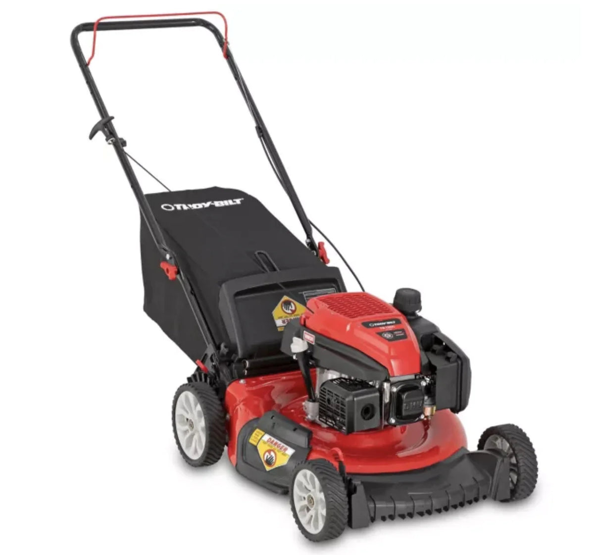 Restored Troy-Bilt TB120C | 21in 163cc Walk Behind Push Mower | 3-in-1 Deck (Refurbished)