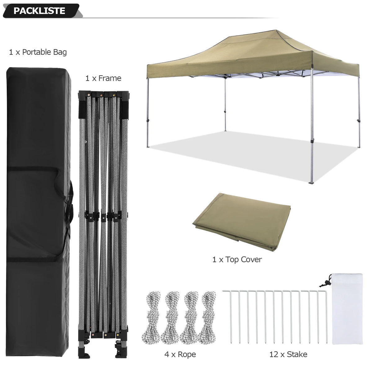 COBIZI 10x10 Heavy Duty Pop-up Canopy Tent for Outside, UPF 50+ Waterproof and Instant Outdoor Shelter, Outdoor Canopy for Beach,Party,Camping with Rope,Stake and Carrying Bag,White(Frame Thickened)