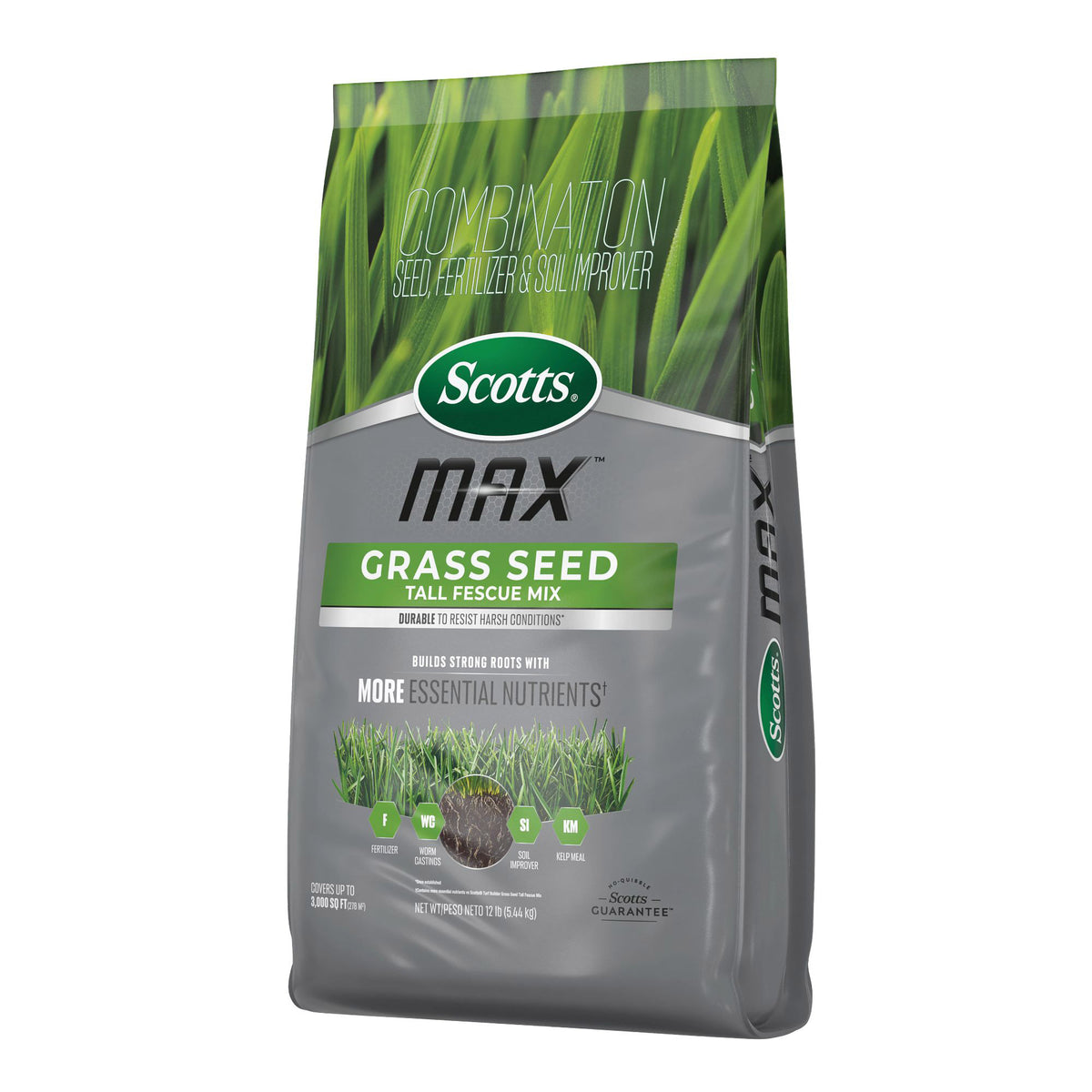 Scotts Max Grass Seed Tall Fescue Mix, 12 lbs