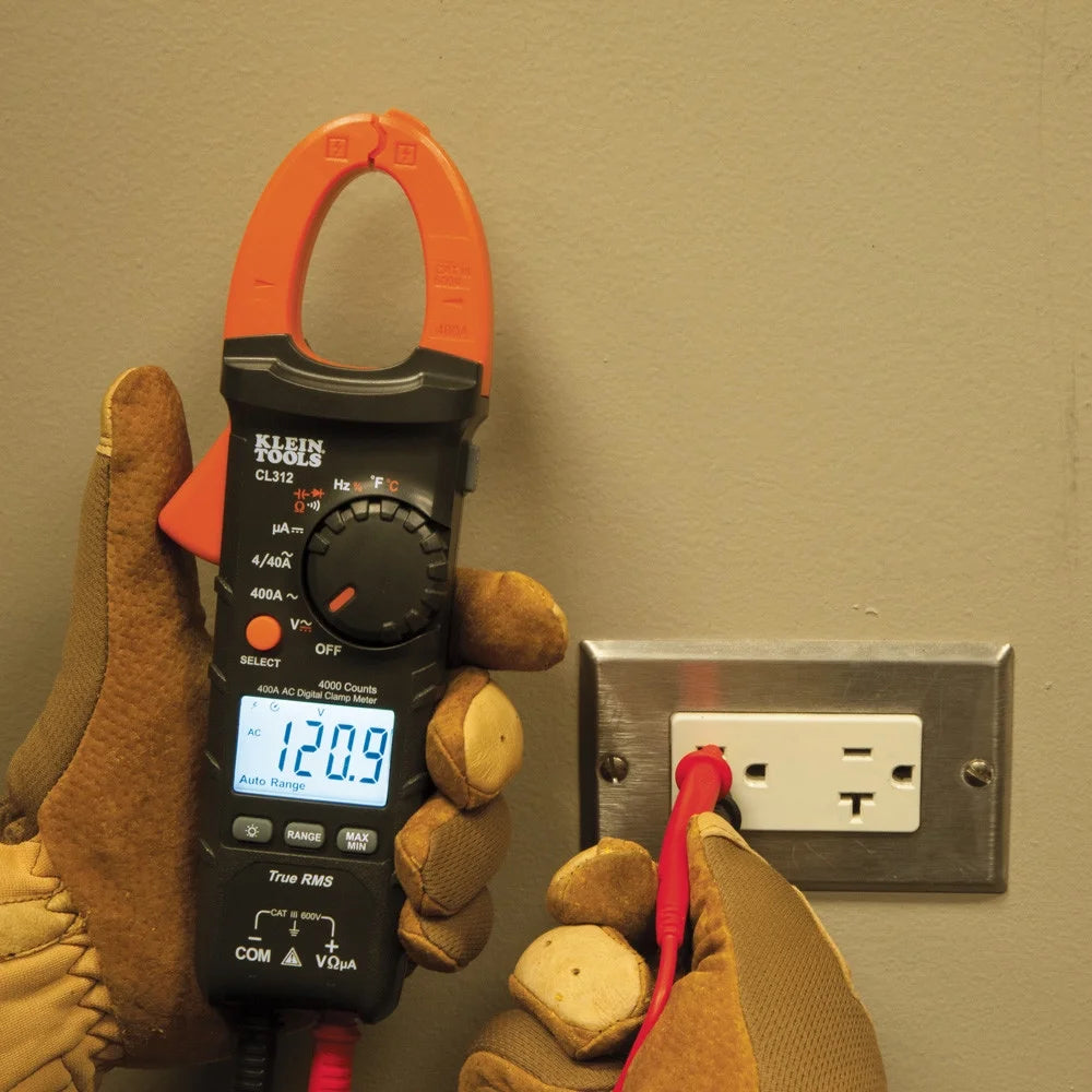 Klein Tools Automatic LCD Clamp Meter 1 pk