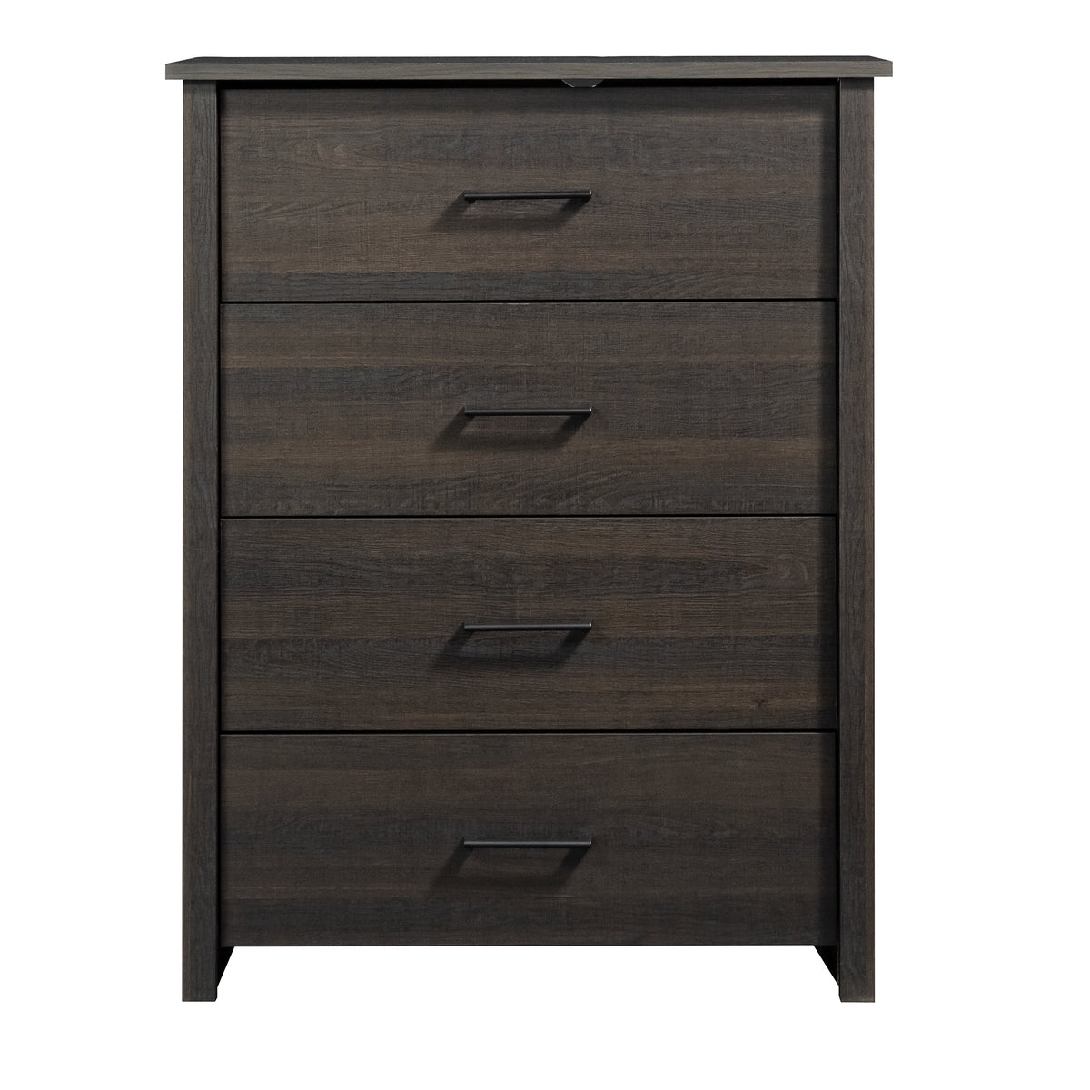 Mainstays Hillside 4-Drawer Dresser, Charcoal Finish