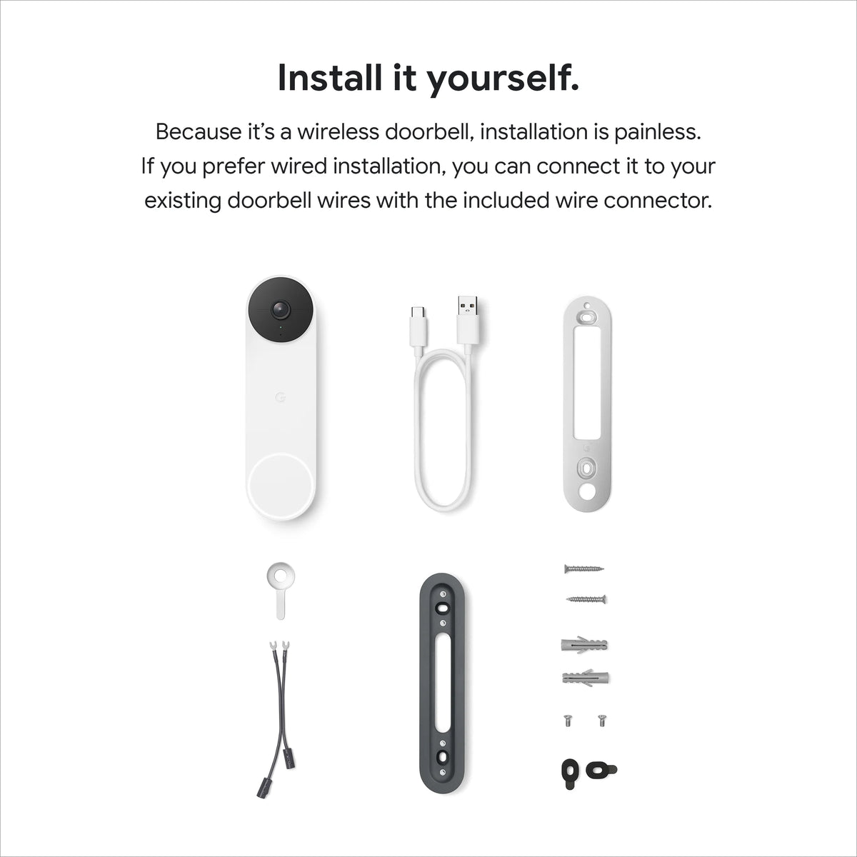 Google Nest Doorbell (Battery) (Linen)