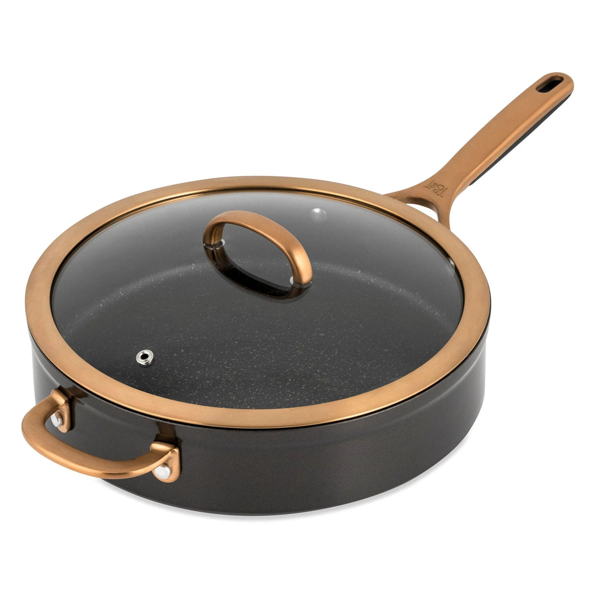 Thyme & Table Supreme 12-Piece Non-Stick Cookware Set, Pots and Pans Set- Bronze