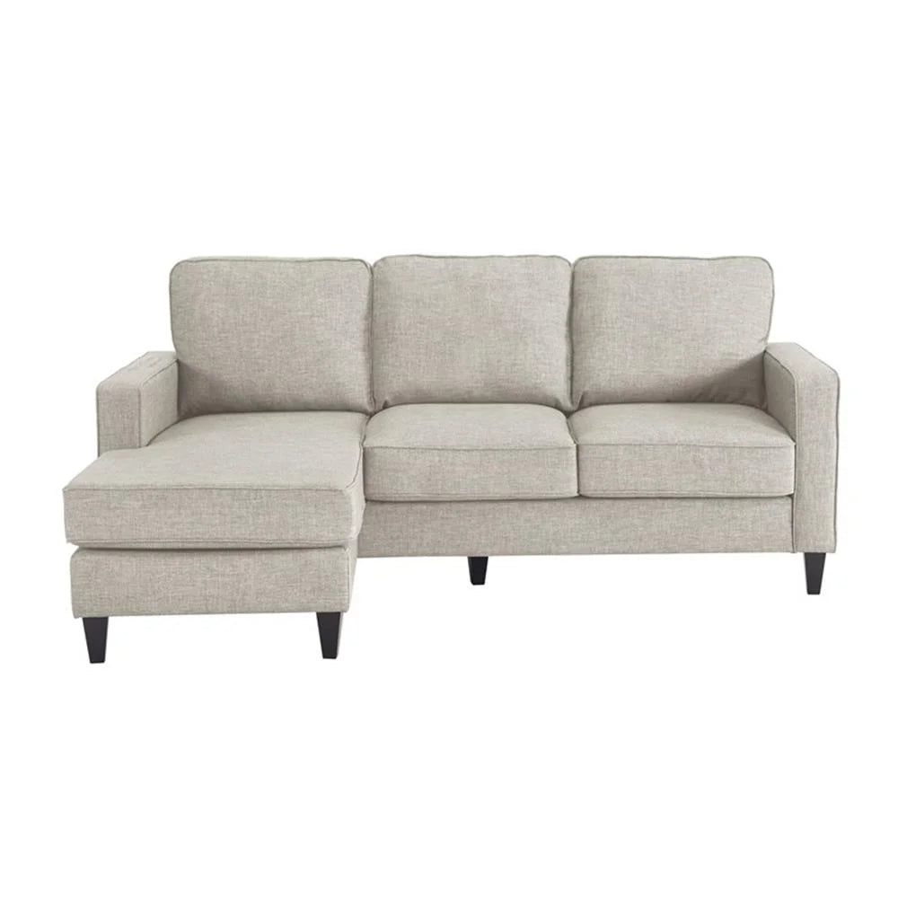 Serta Harmon Square Arm Sectional Navy Blue