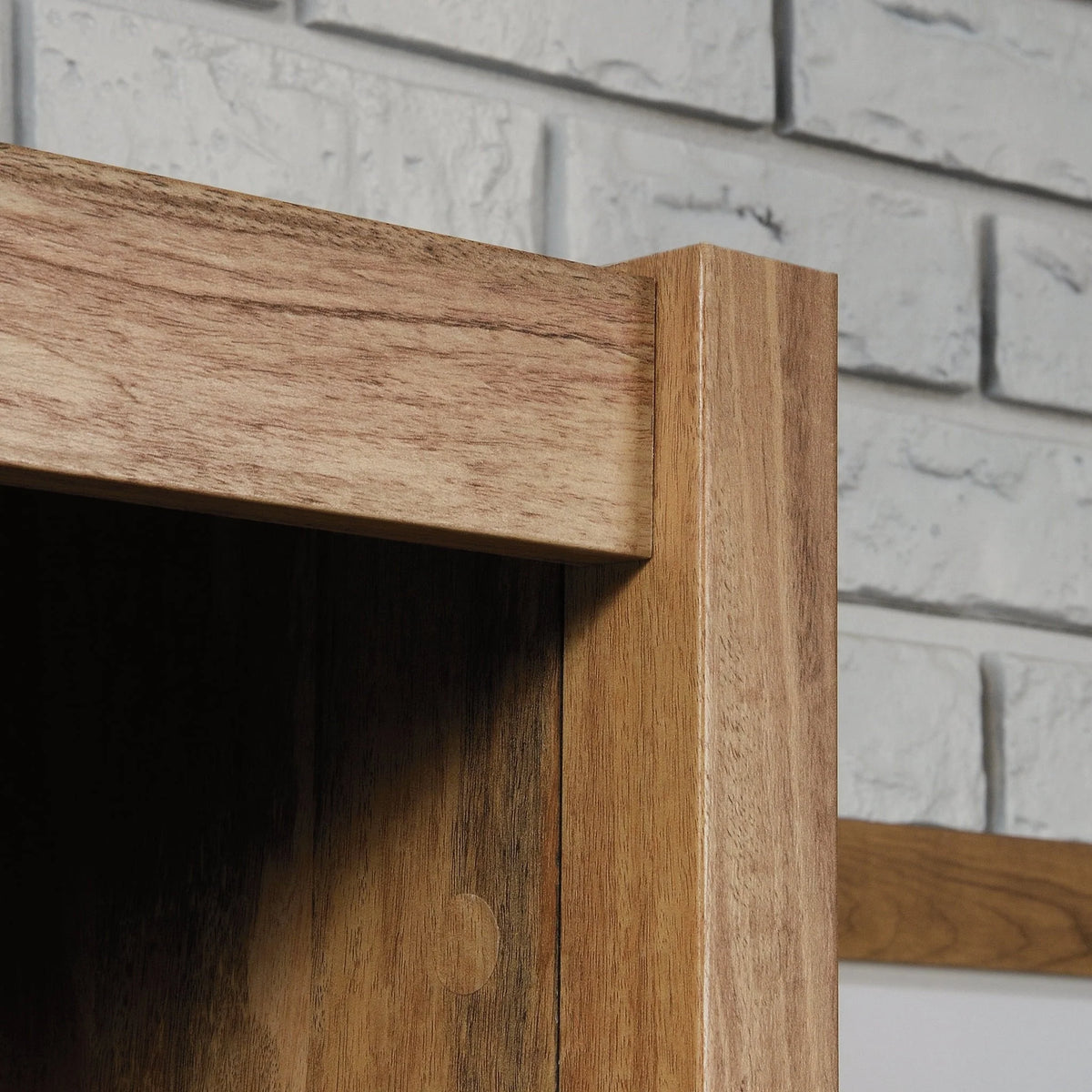 Sauder Cannery Bridge Bookcase Storage Wall Unit, Sindoori Mango Finish