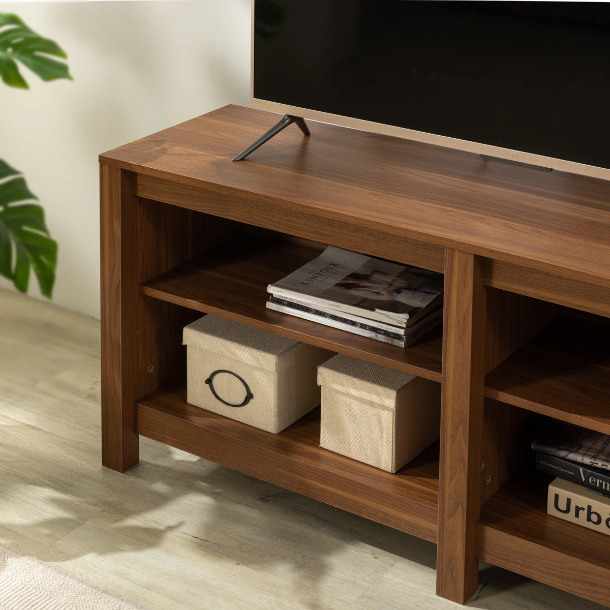 Zinus Camden TV Stand for TVs up to 65", Espresso