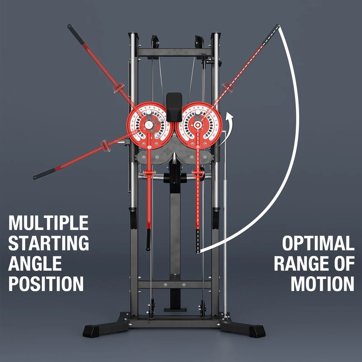 Syedee Stretch Machine, Full Body Stretching Equipment for Flexibility Training, Adjustable Leg Stretcher Machine, Lower Back Stretcher, Flexibility Trainer for Home Gym, Improve Mobility & Posture