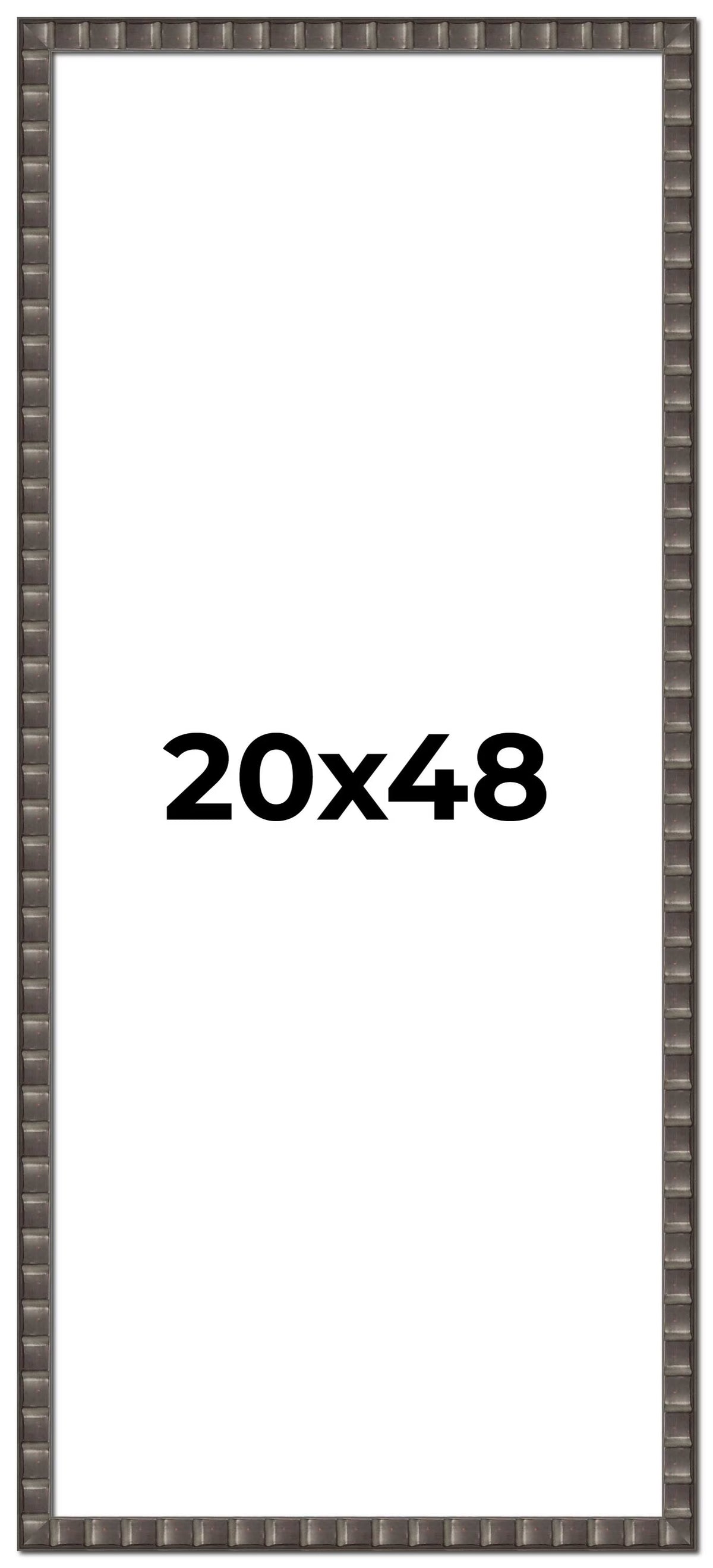 20x48 Frame Black Passaggi Solid Wood Picture Frame Width 1.5 Inches | Interior Depth 0.5 Inches |