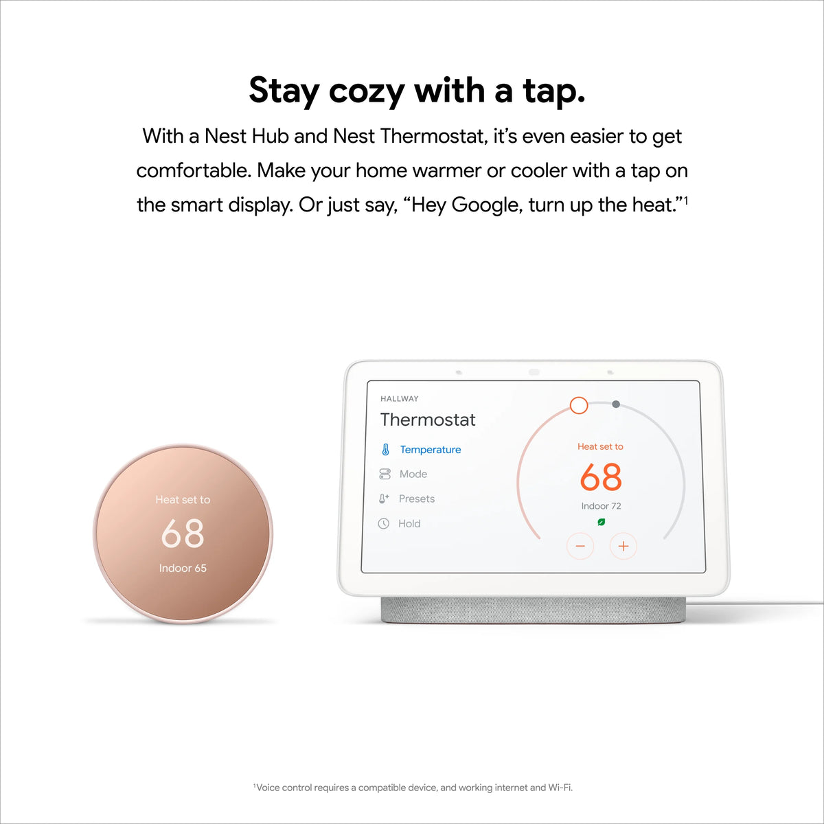 Google Nest  Thermostat - Smart Programmable Wi-Fi GA01334-US - Snow